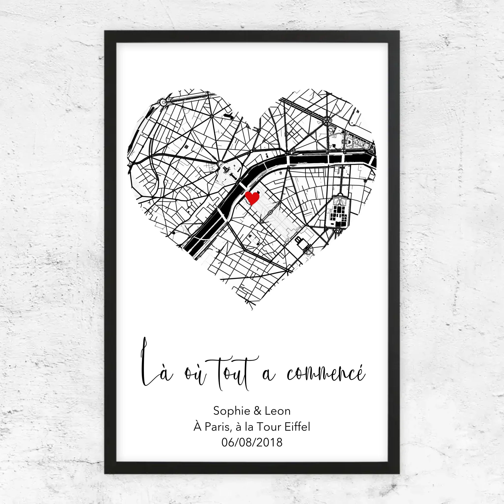 Poster personnalisé "Là où tout a commencé