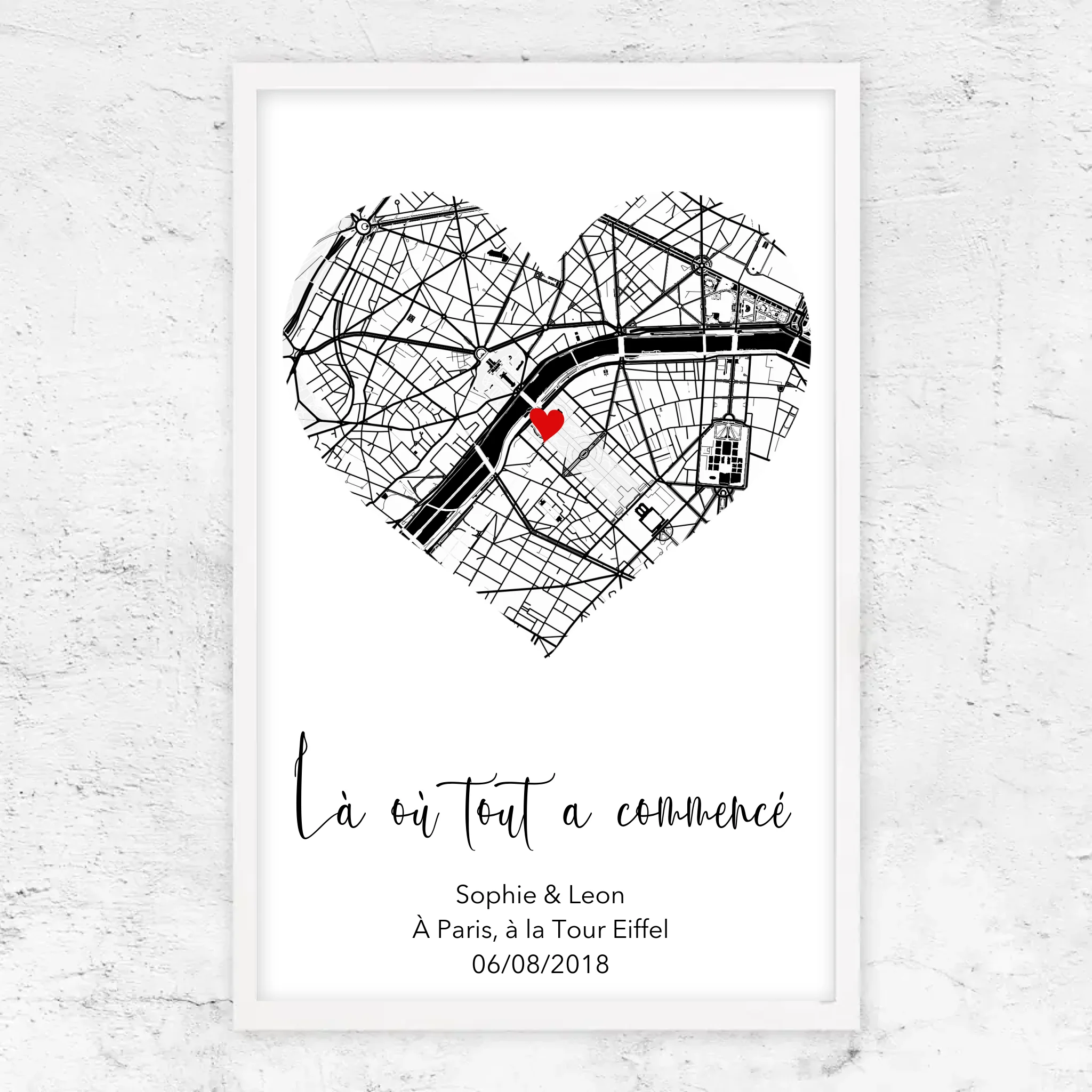 Poster personnalisé "Là où tout a commencé