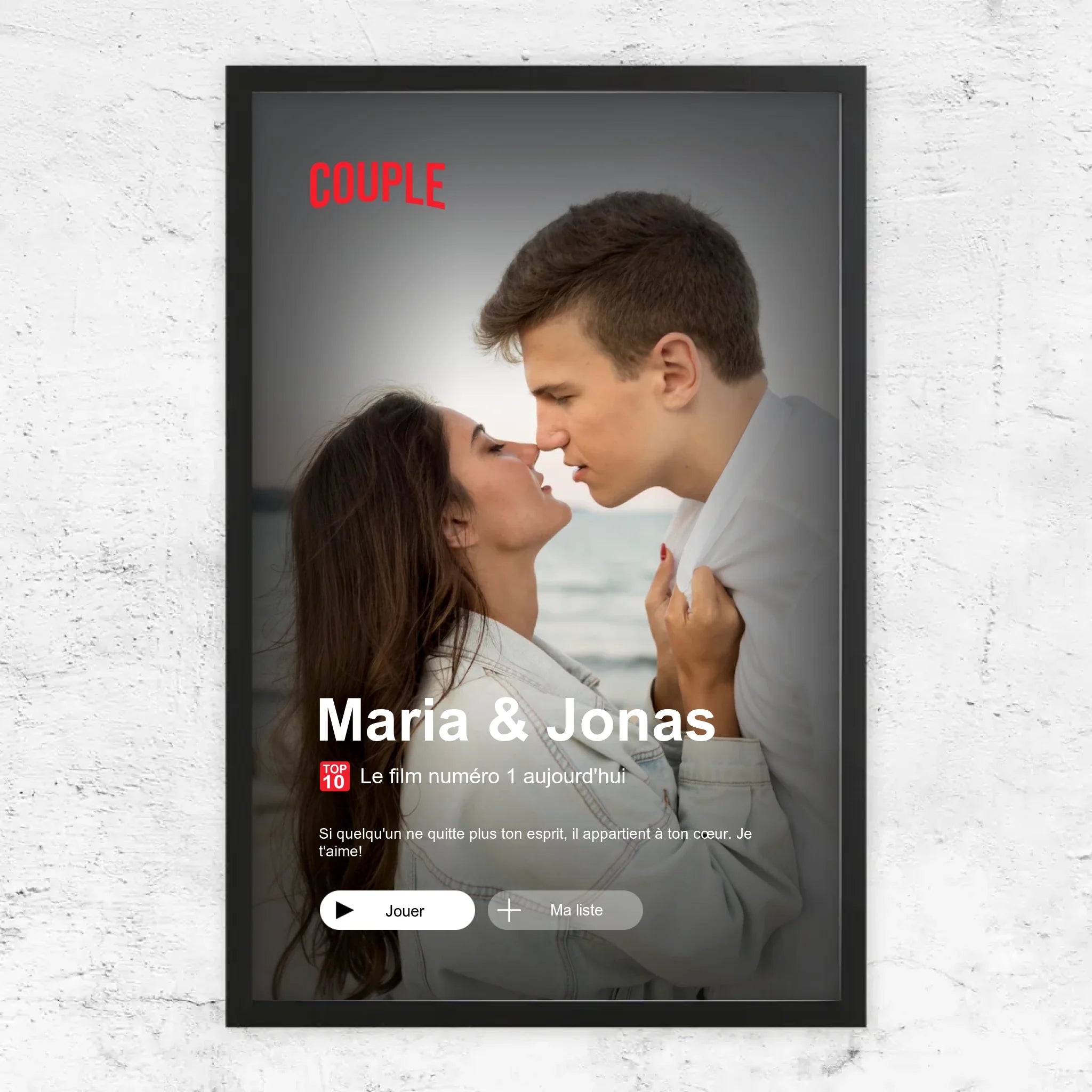 Poster personnalisé “Notre couverture”