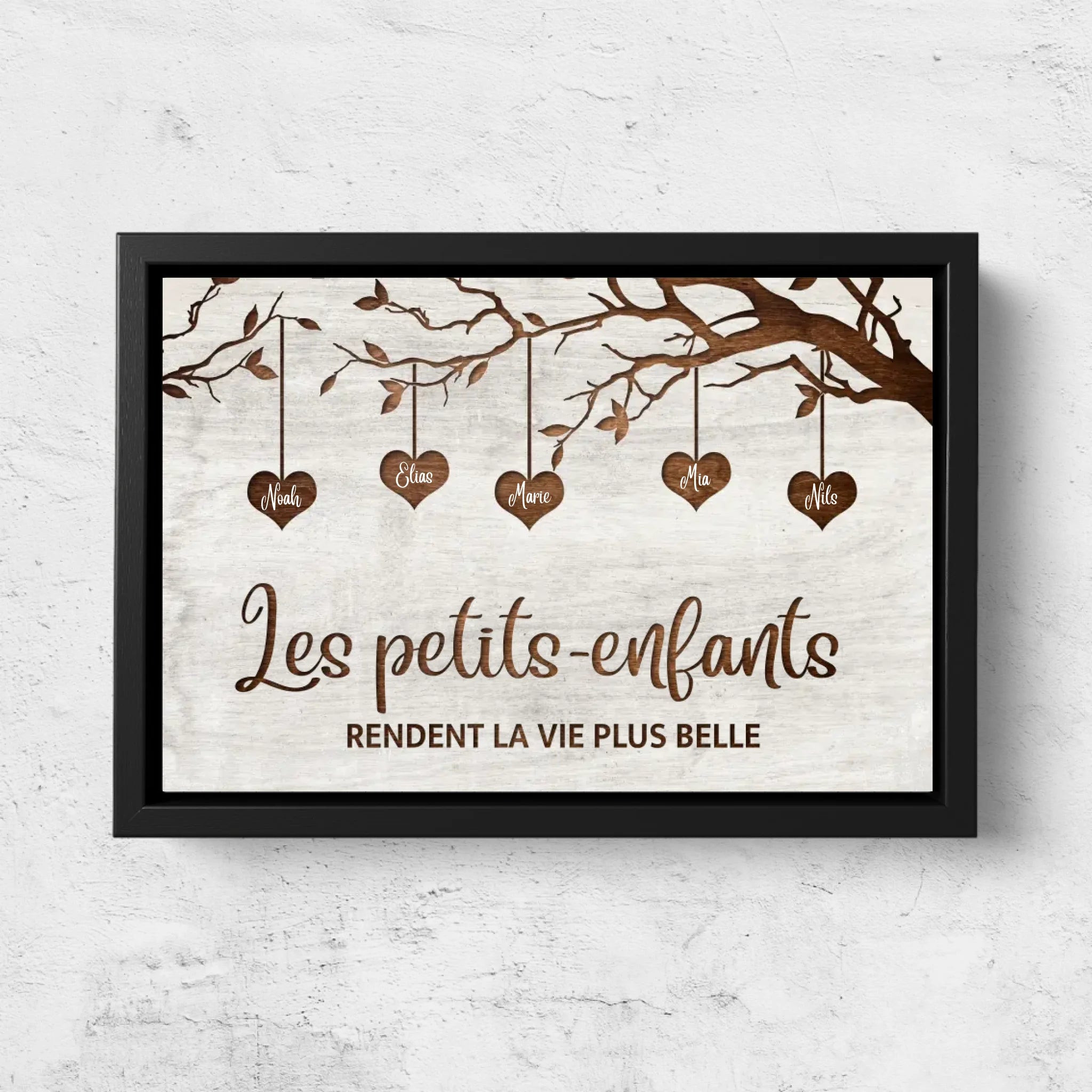 Toile personnalisée "Arbre de famille"