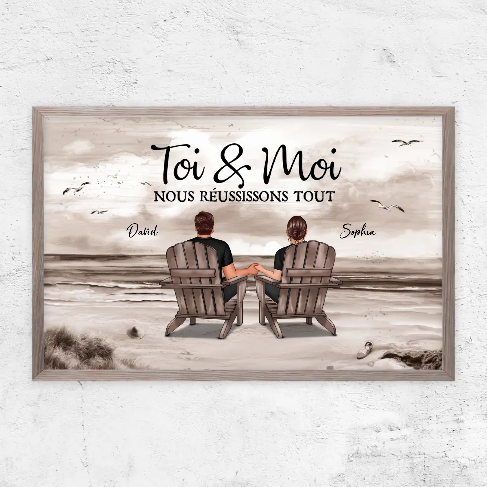 Poster personnalisé “Toi et moi, on peut tout faire”