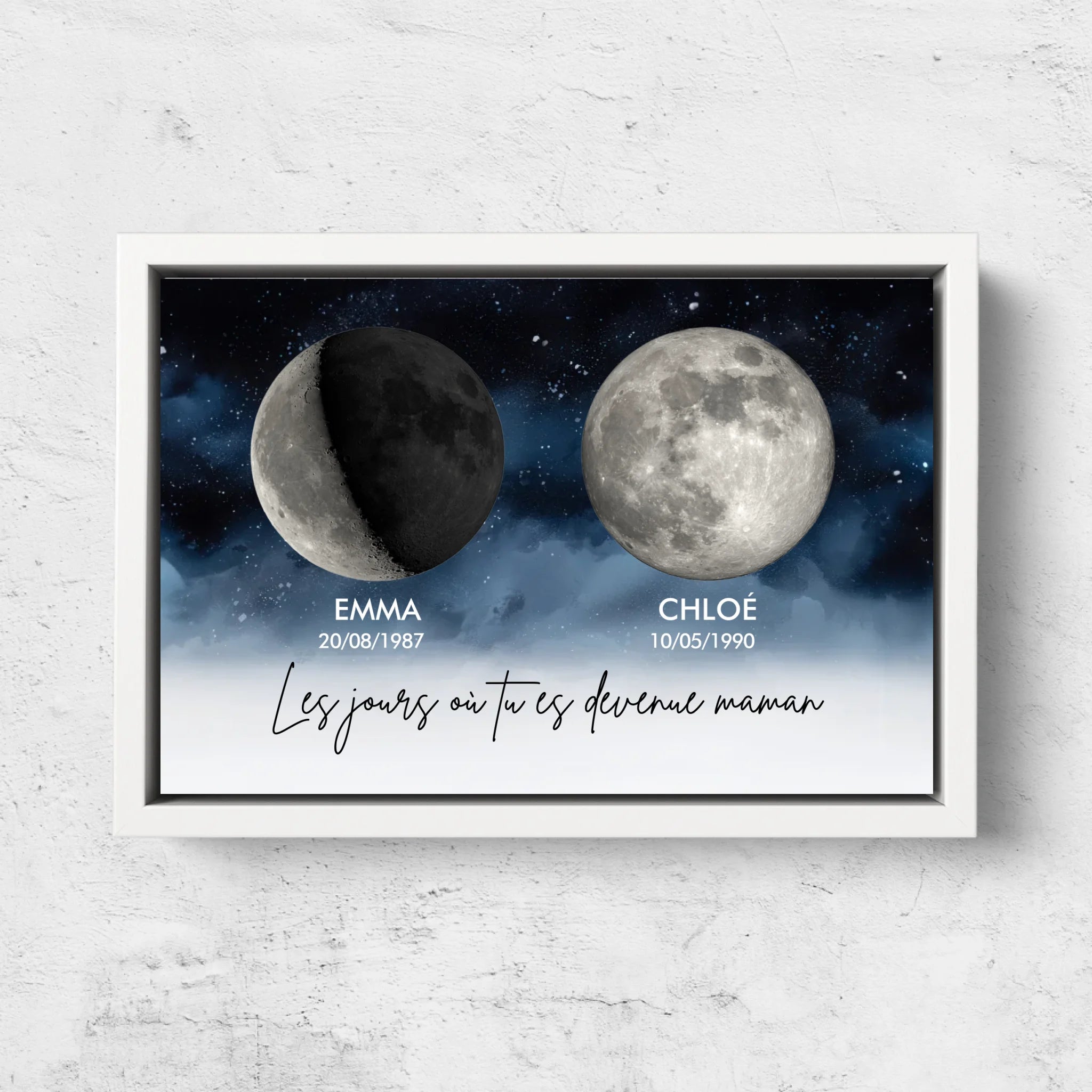 Toile personnalisée "Les jours où vous êtes devenus nos parents"