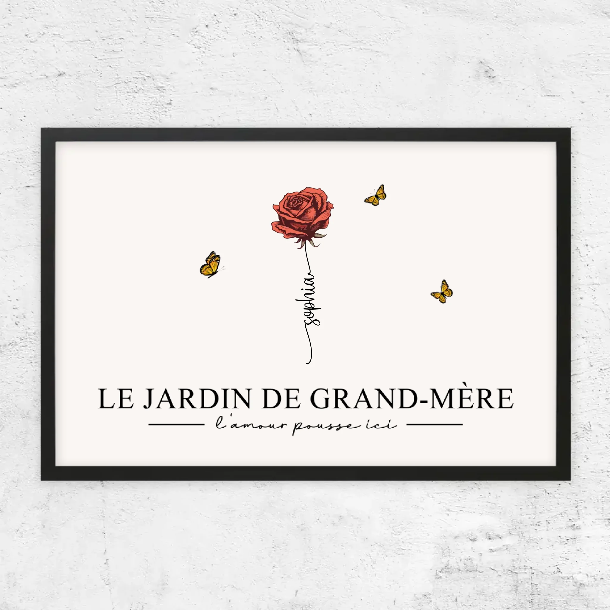 Poster personnalisé "Le jardin de grand-mère”