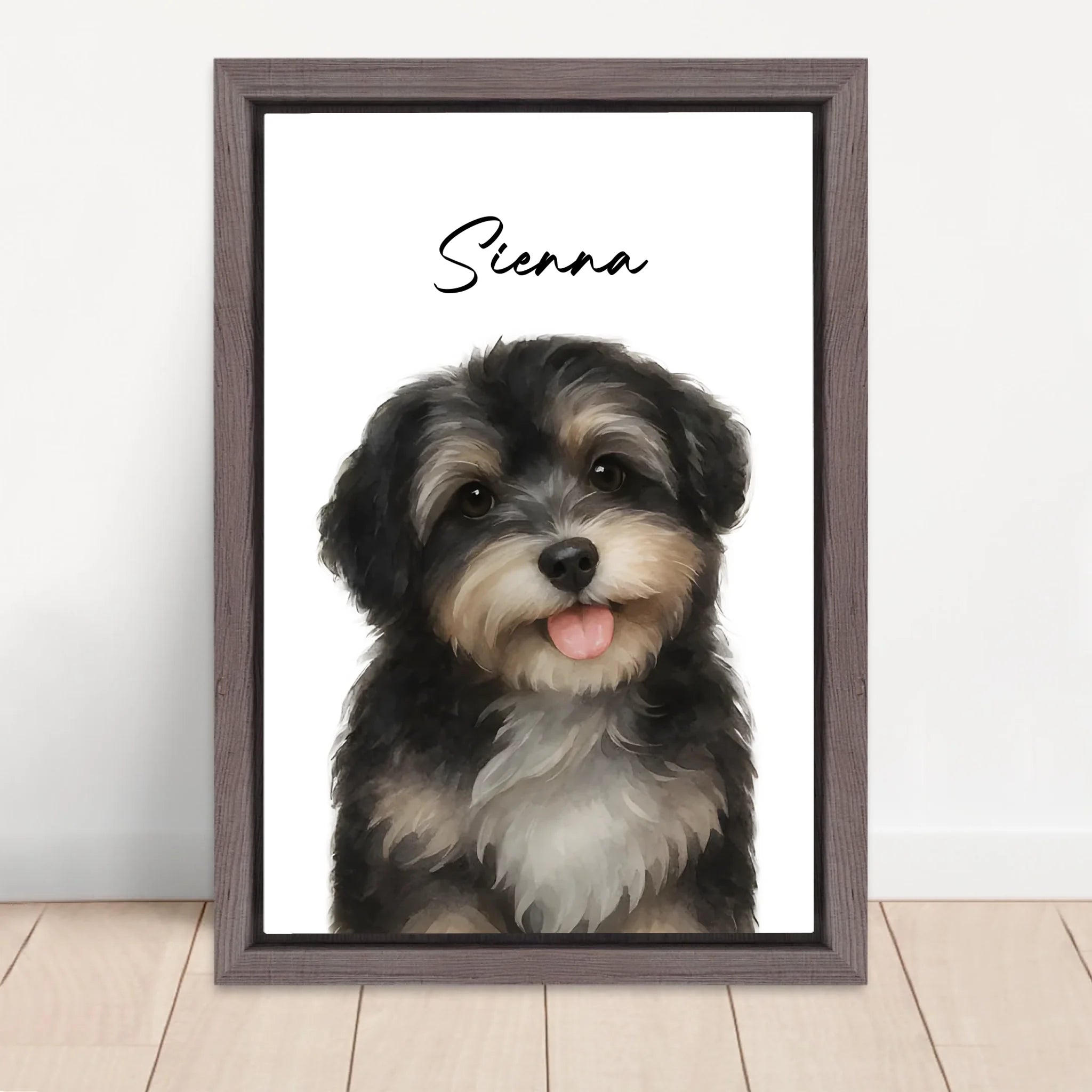 Vertical Framed  Canvas-Oak 2026