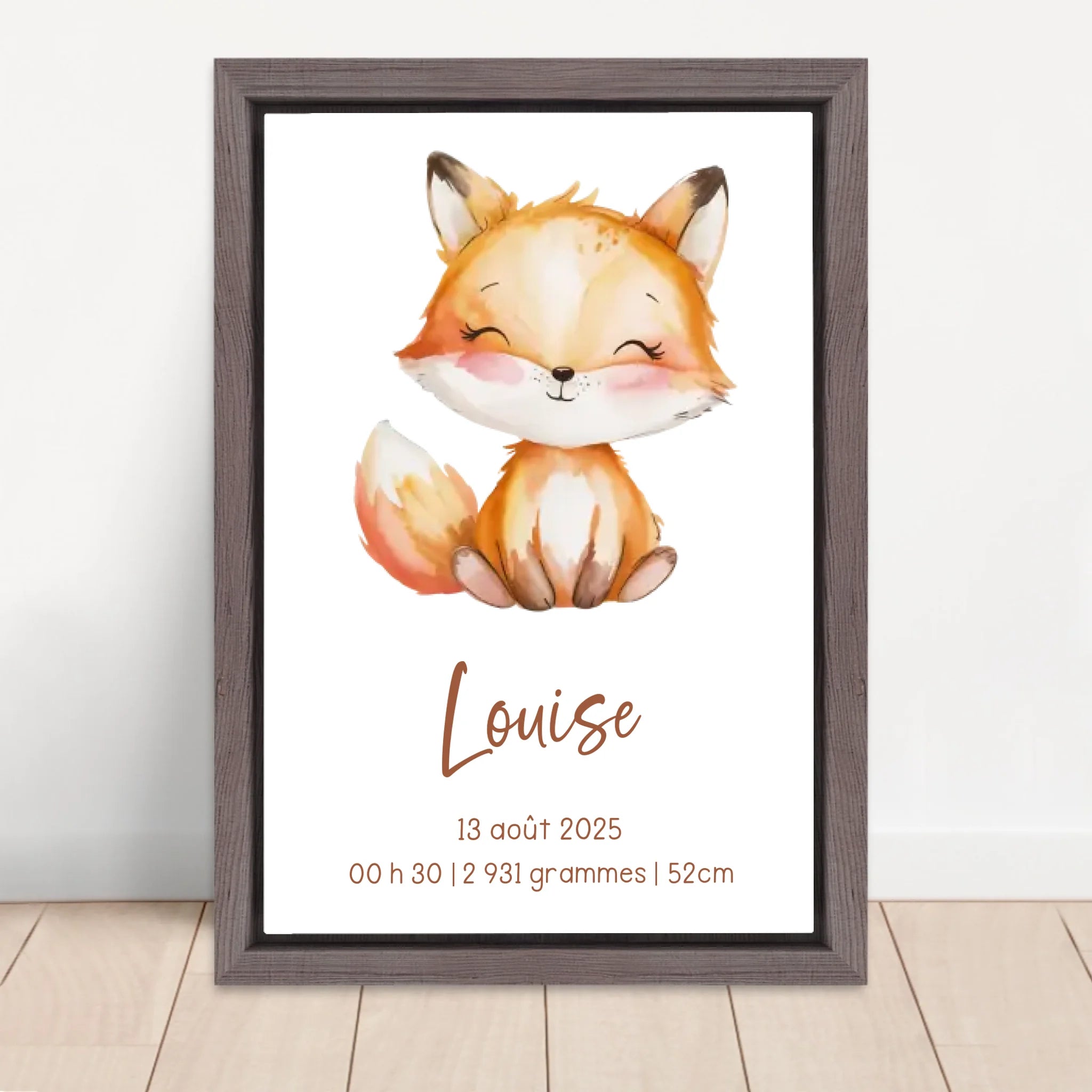 Vertical Framed  Canvas-Oak 2026