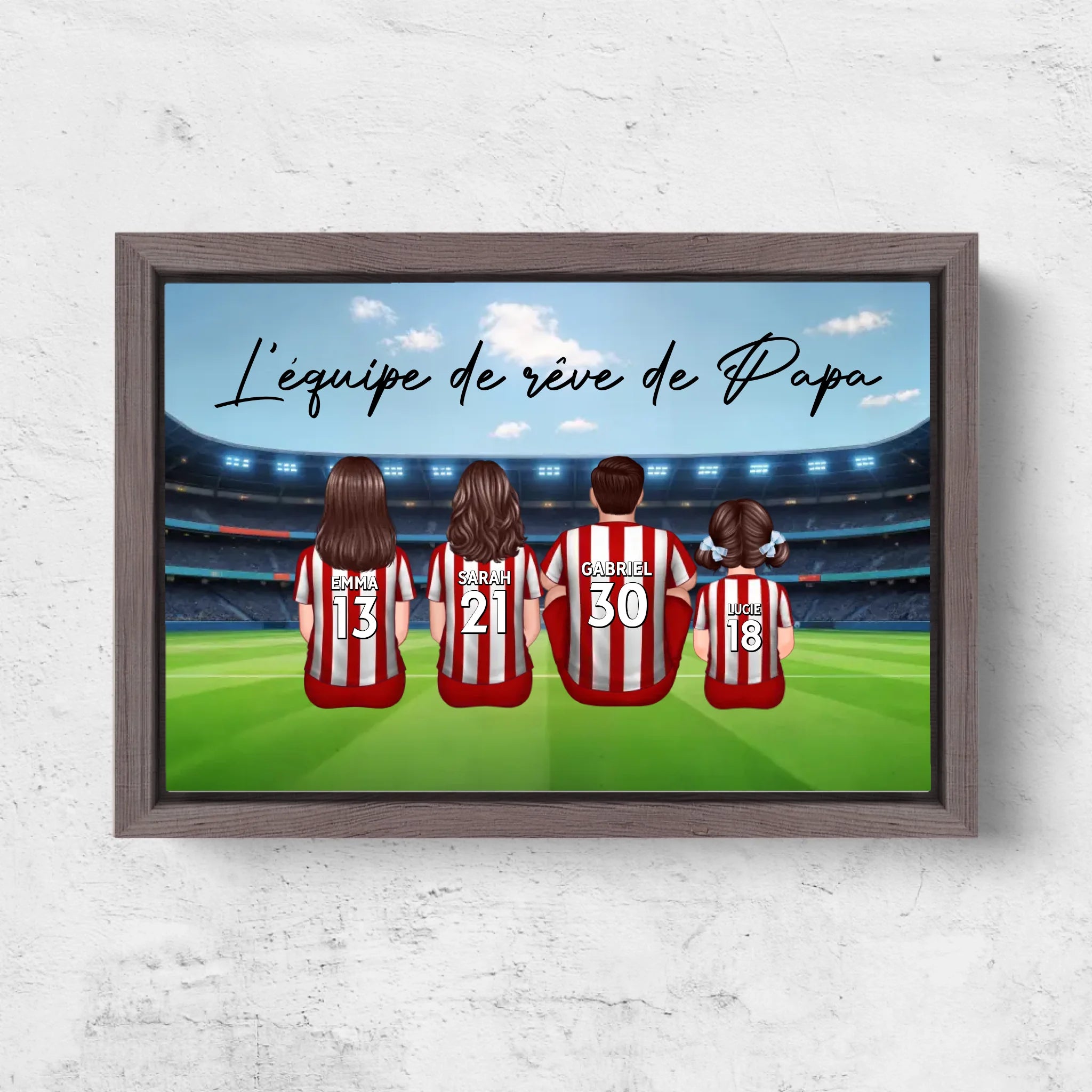 Horizontal Framd Canvas-Ovak