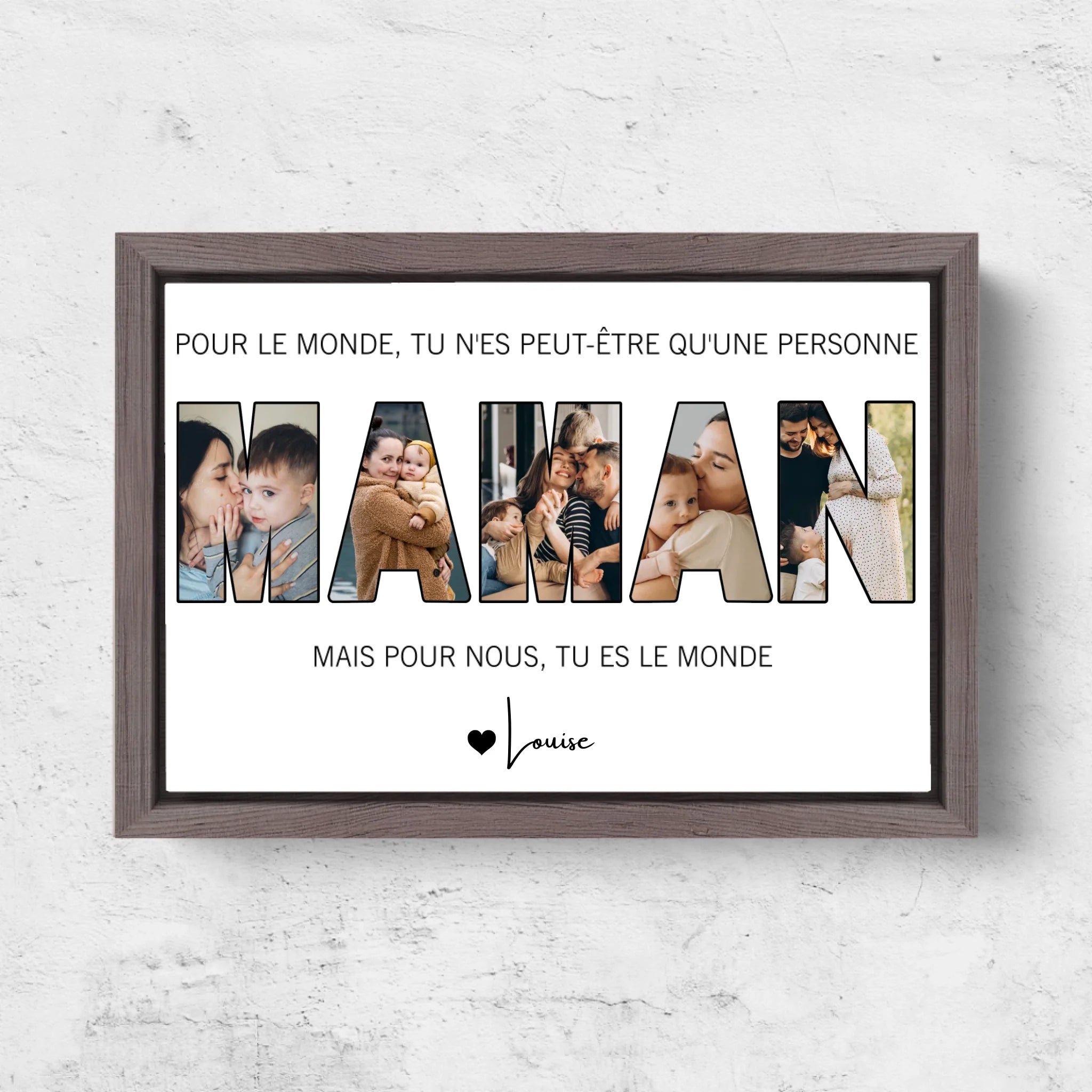 Horizontal Framd Canvas-Ovak