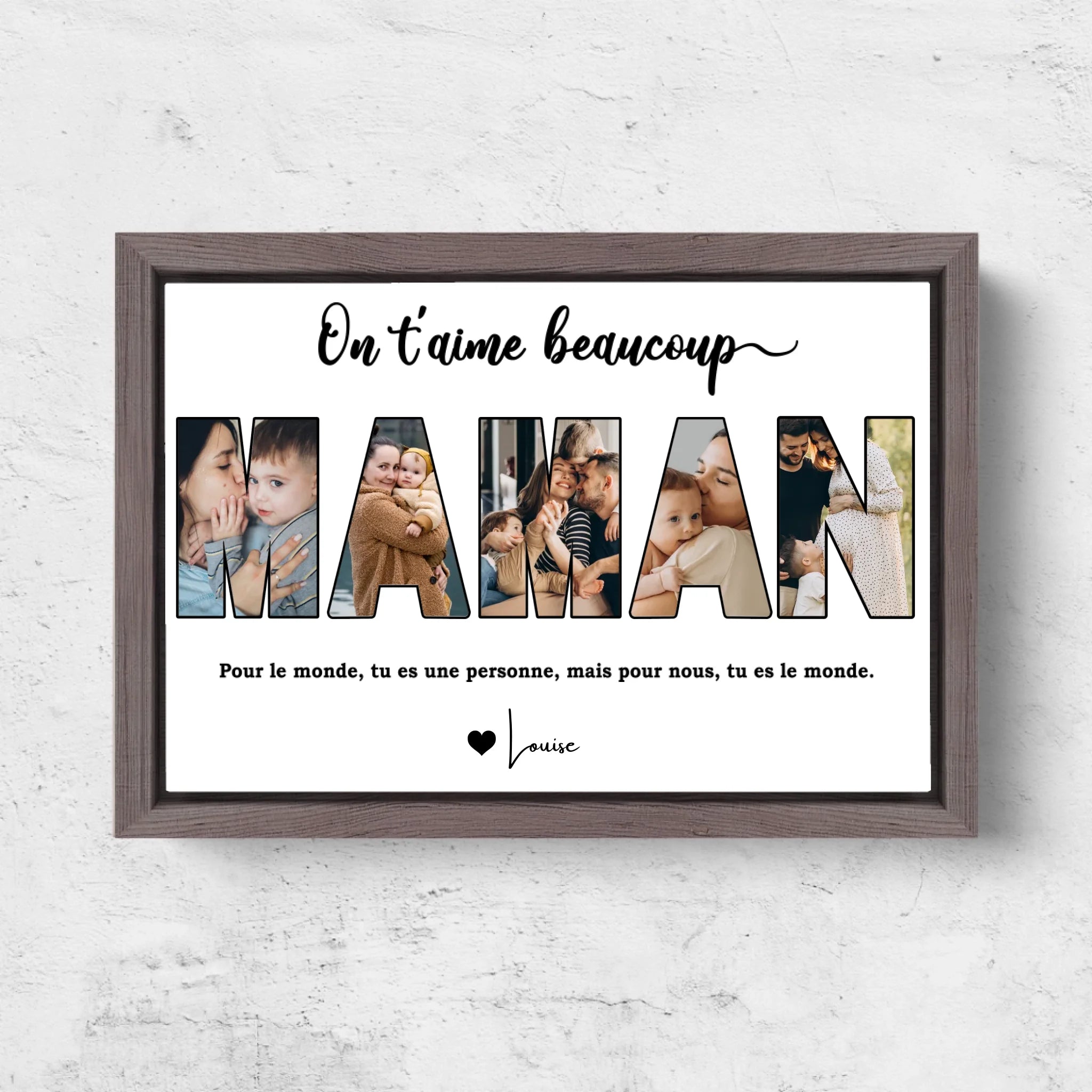 Horizontal Framd Canvas-Ovak