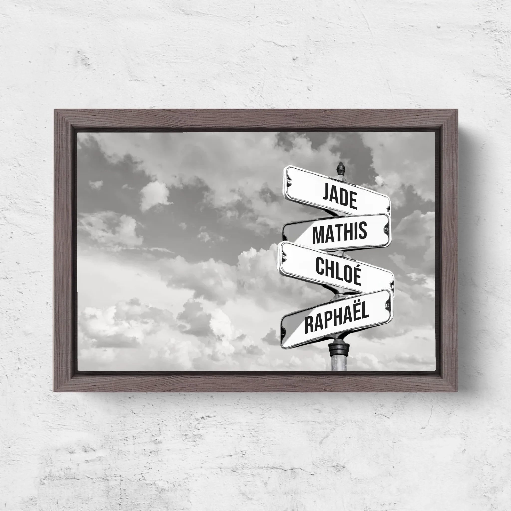 Horizontal Framd Canvas-Ovak