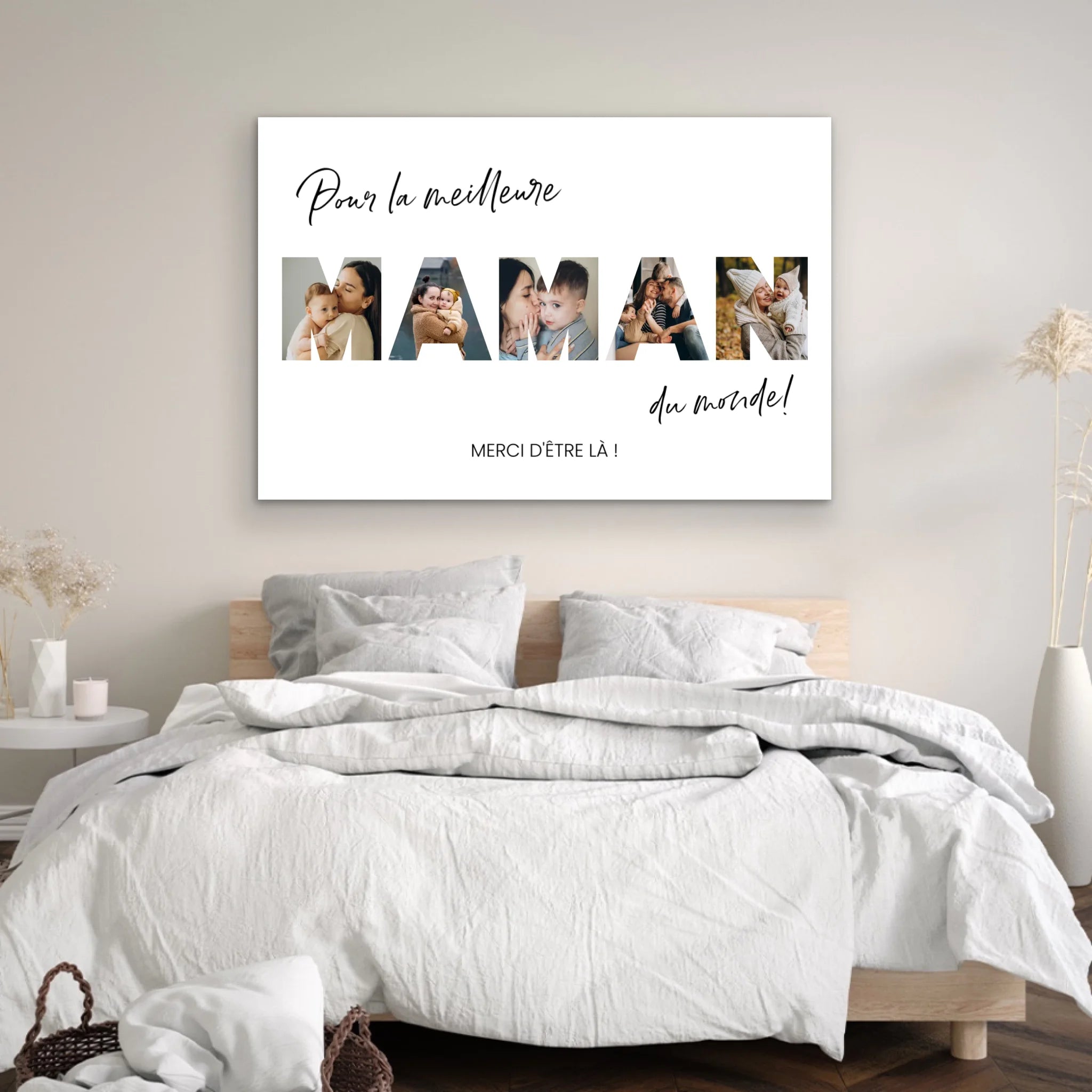 Toile personnalisée " Pour la meilleure maman du monde"