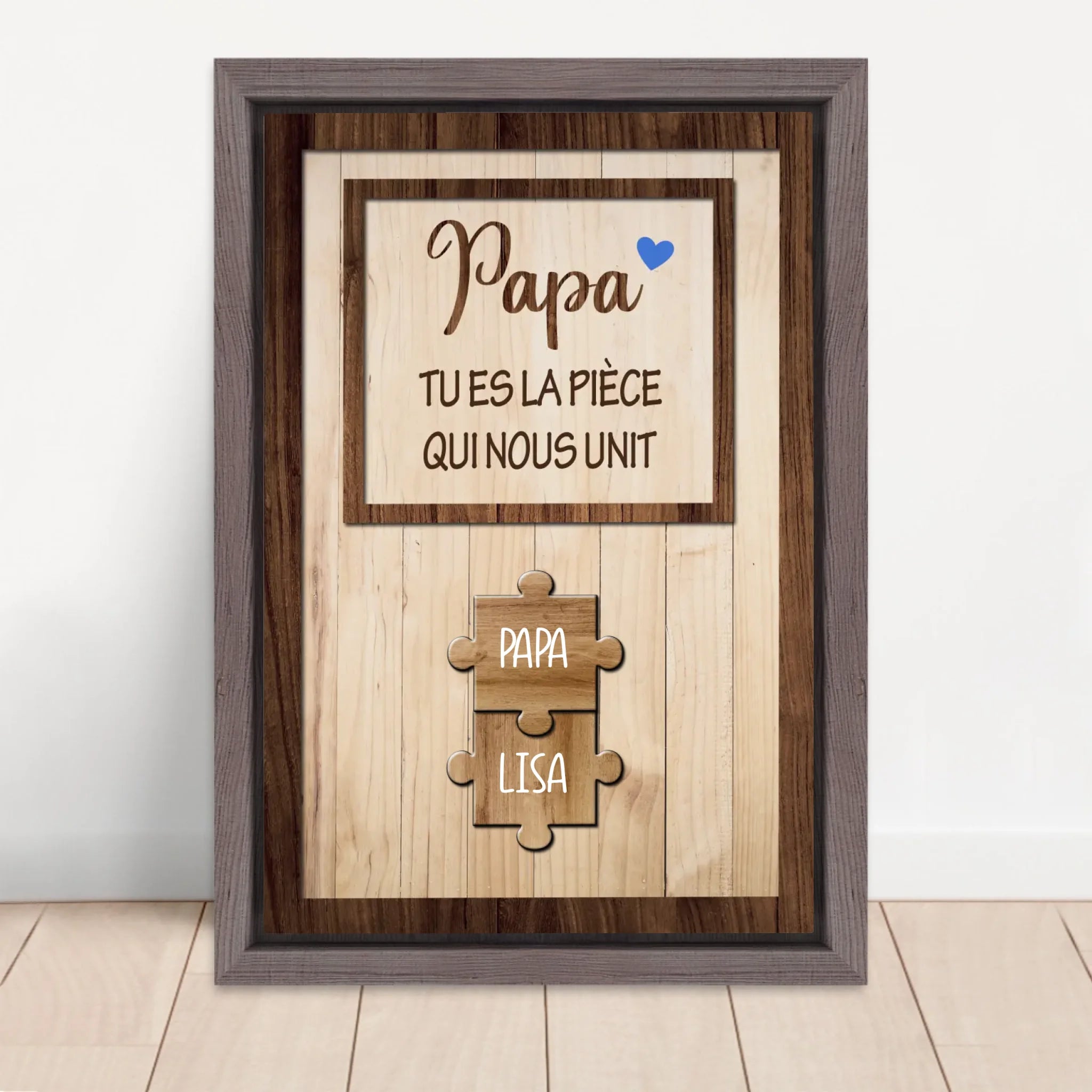 Vertical Framed  Canvas-Oak 2026