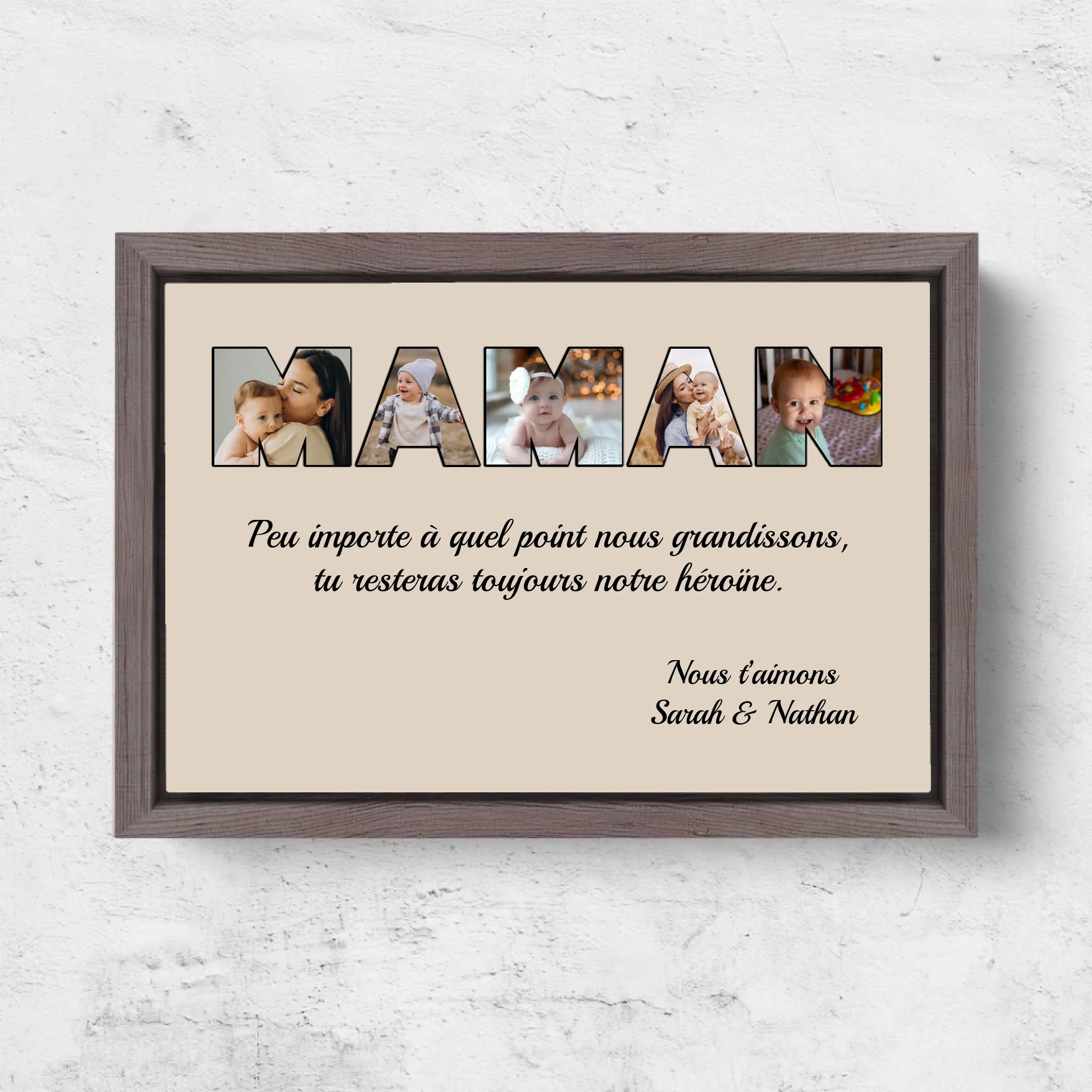 Horizontal Framd Canvas-Ovak