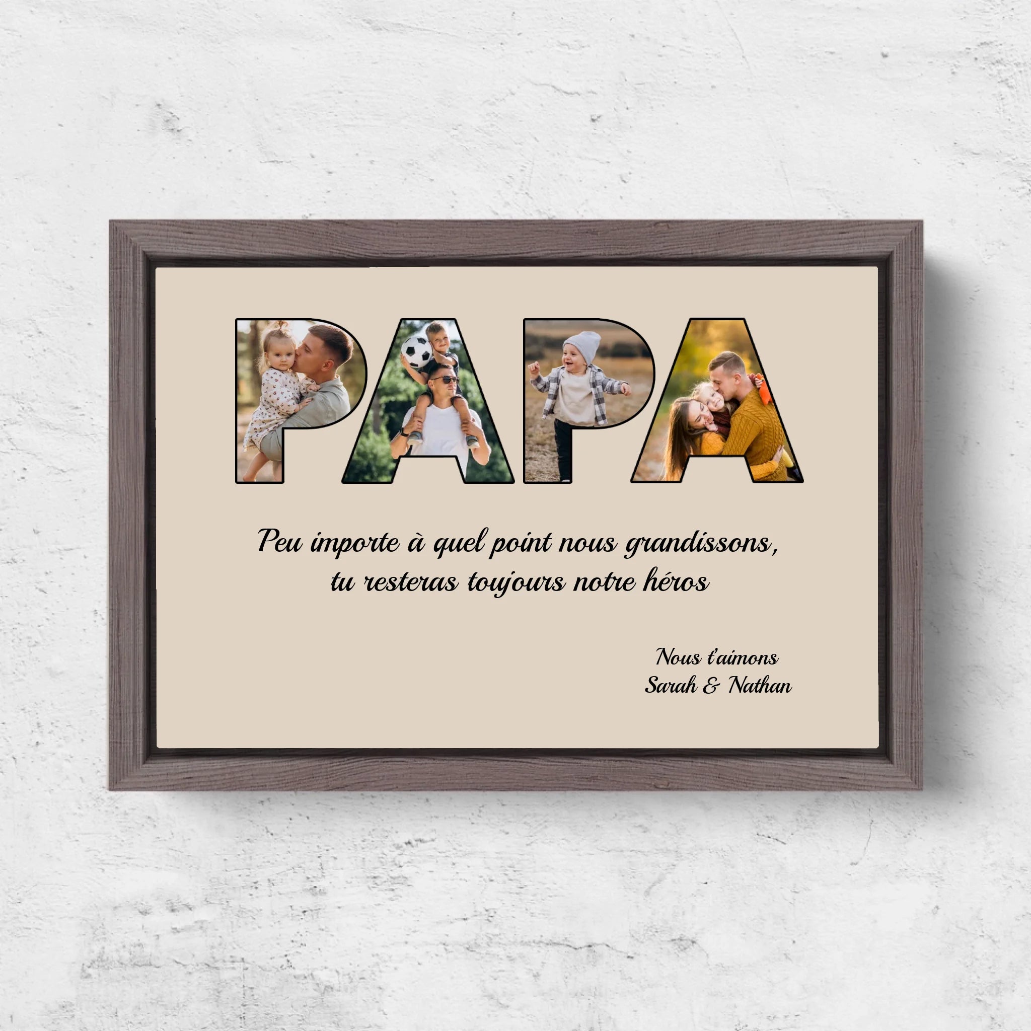 Horizontal Framd Canvas-Ovak