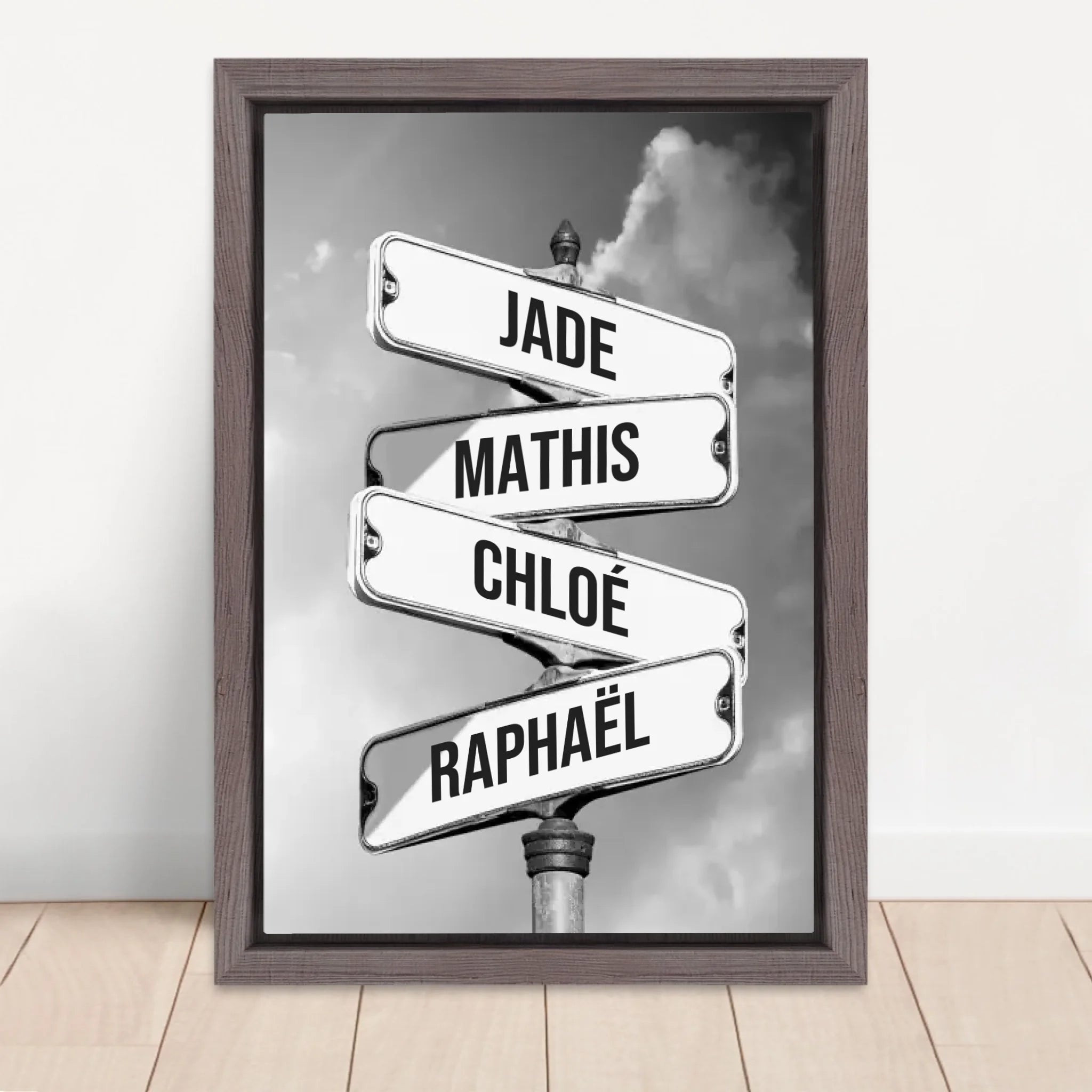 Vertical Framed  Canvas-Oak 2026