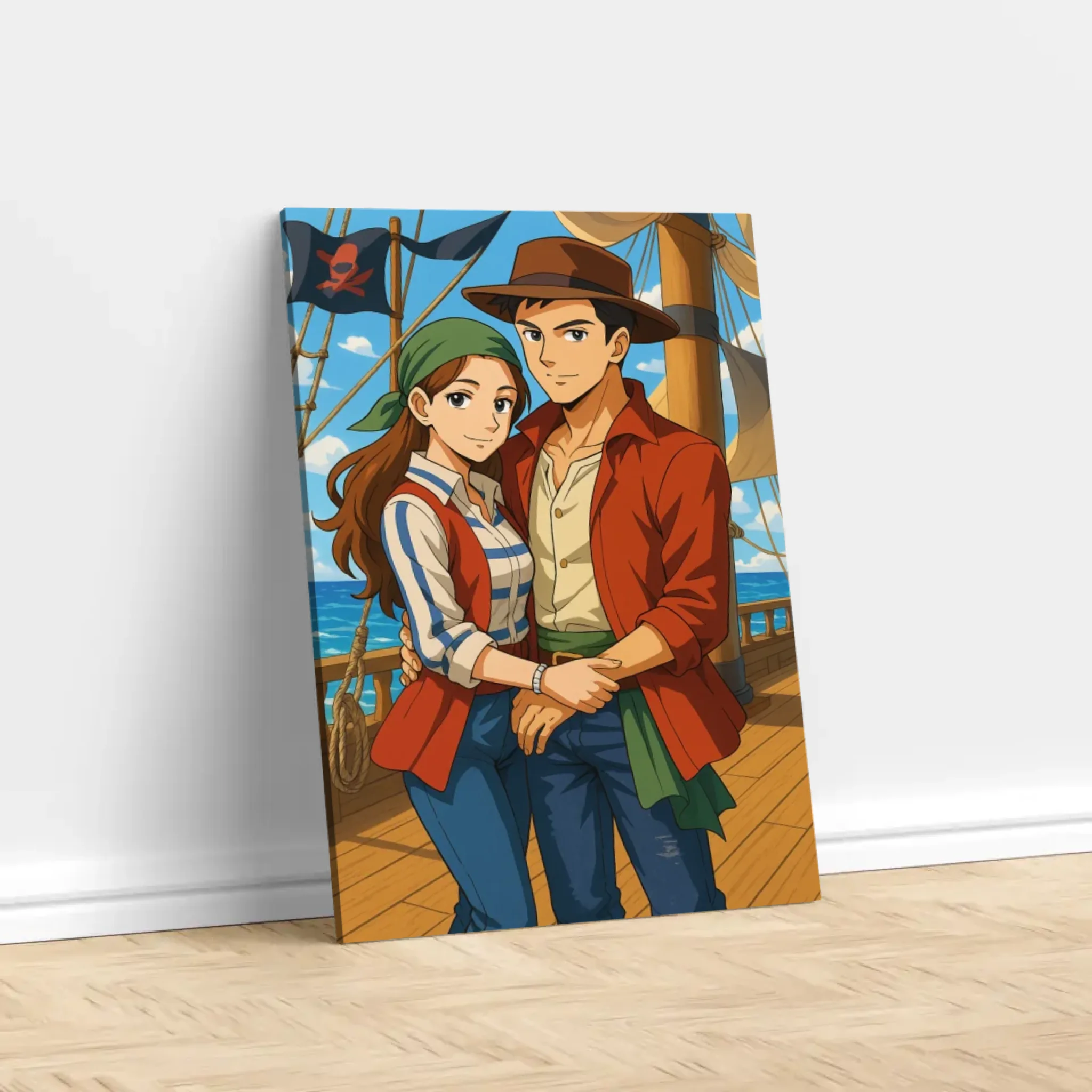 Toile personnalisée – Équipage de pirates
