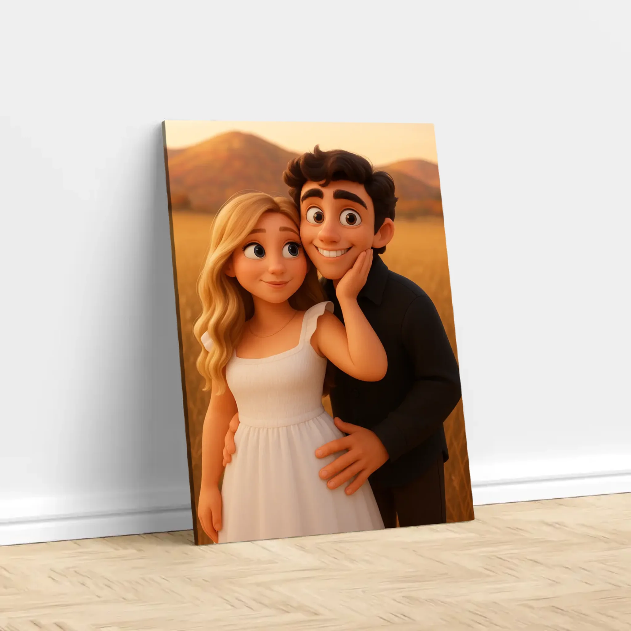 Toile personnalisée – Portrait animé