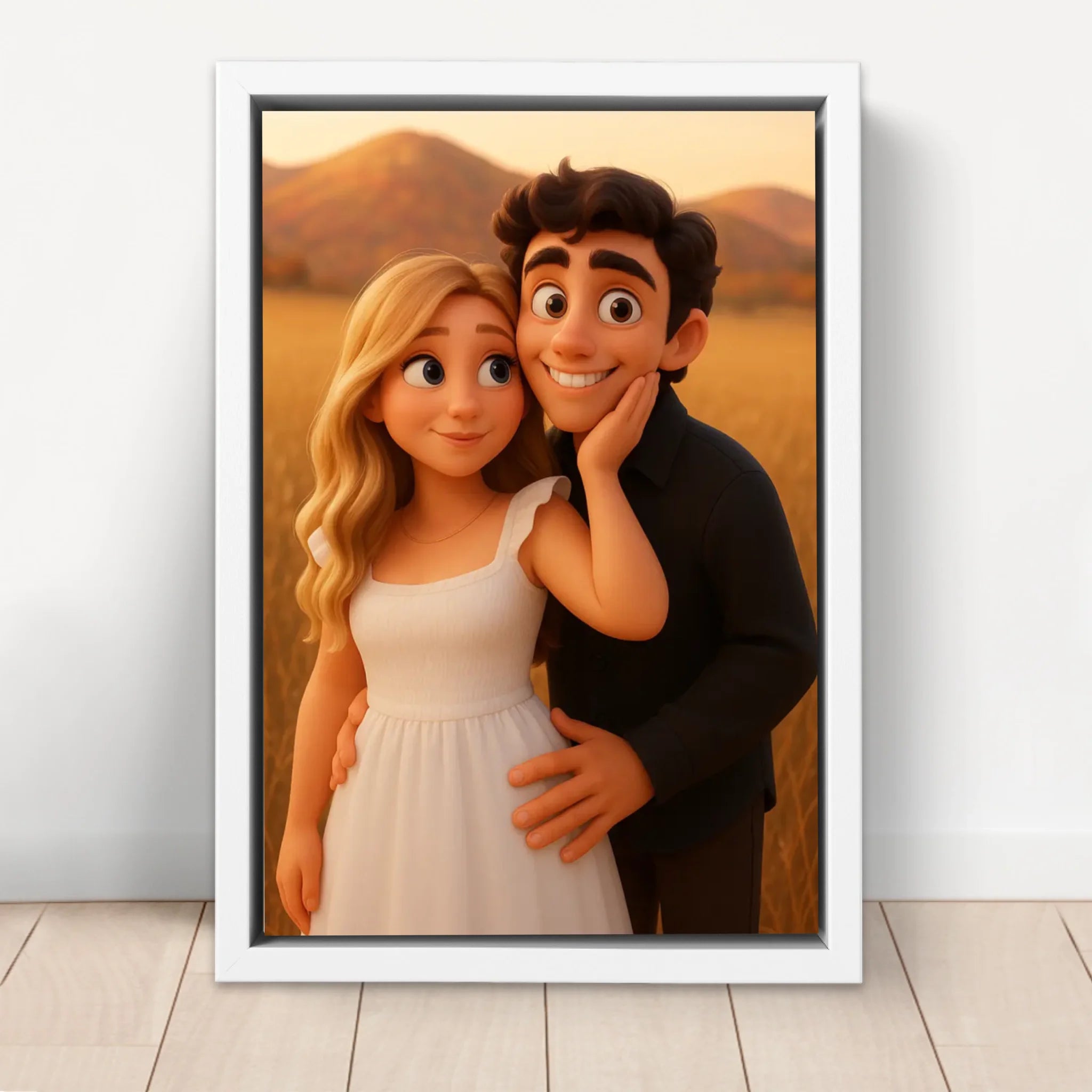 Toile personnalisée – Portrait animé