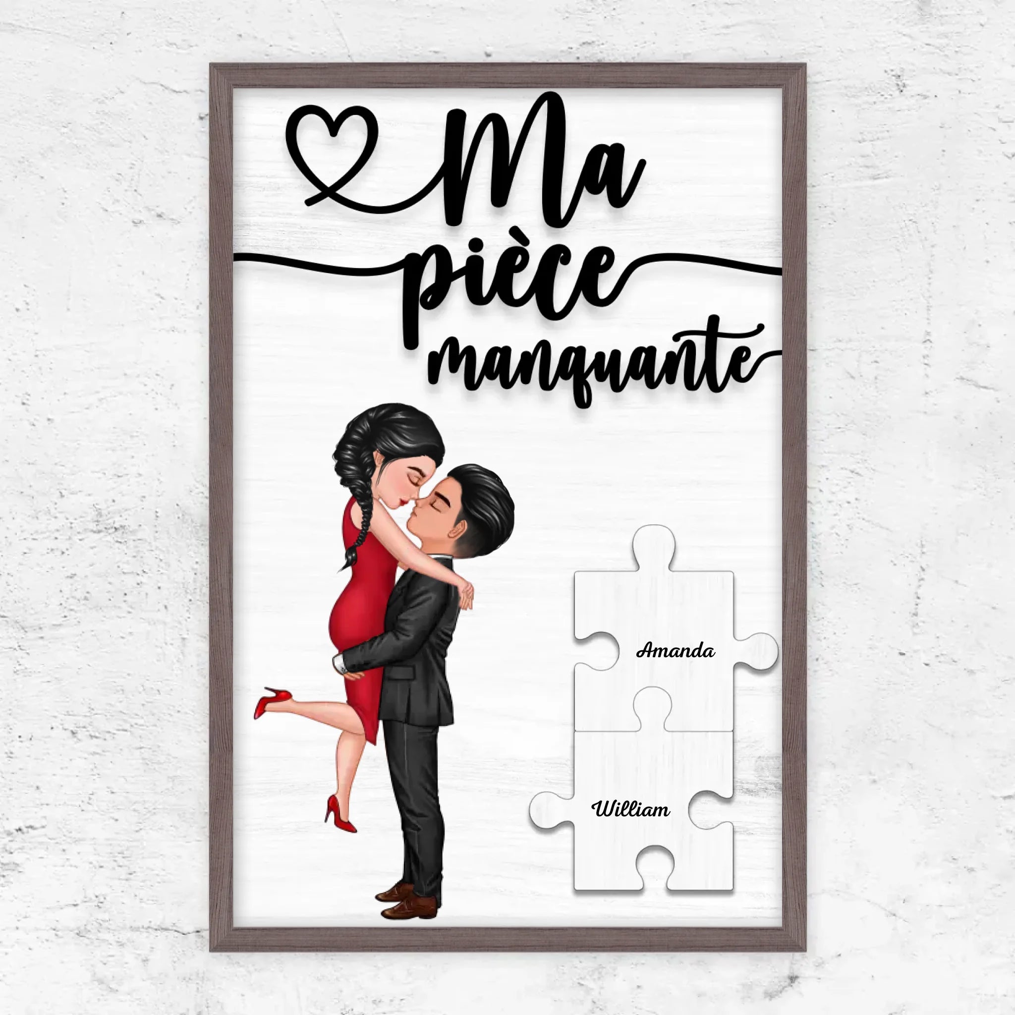 Poster personnalisé “Le morceau manquant”
