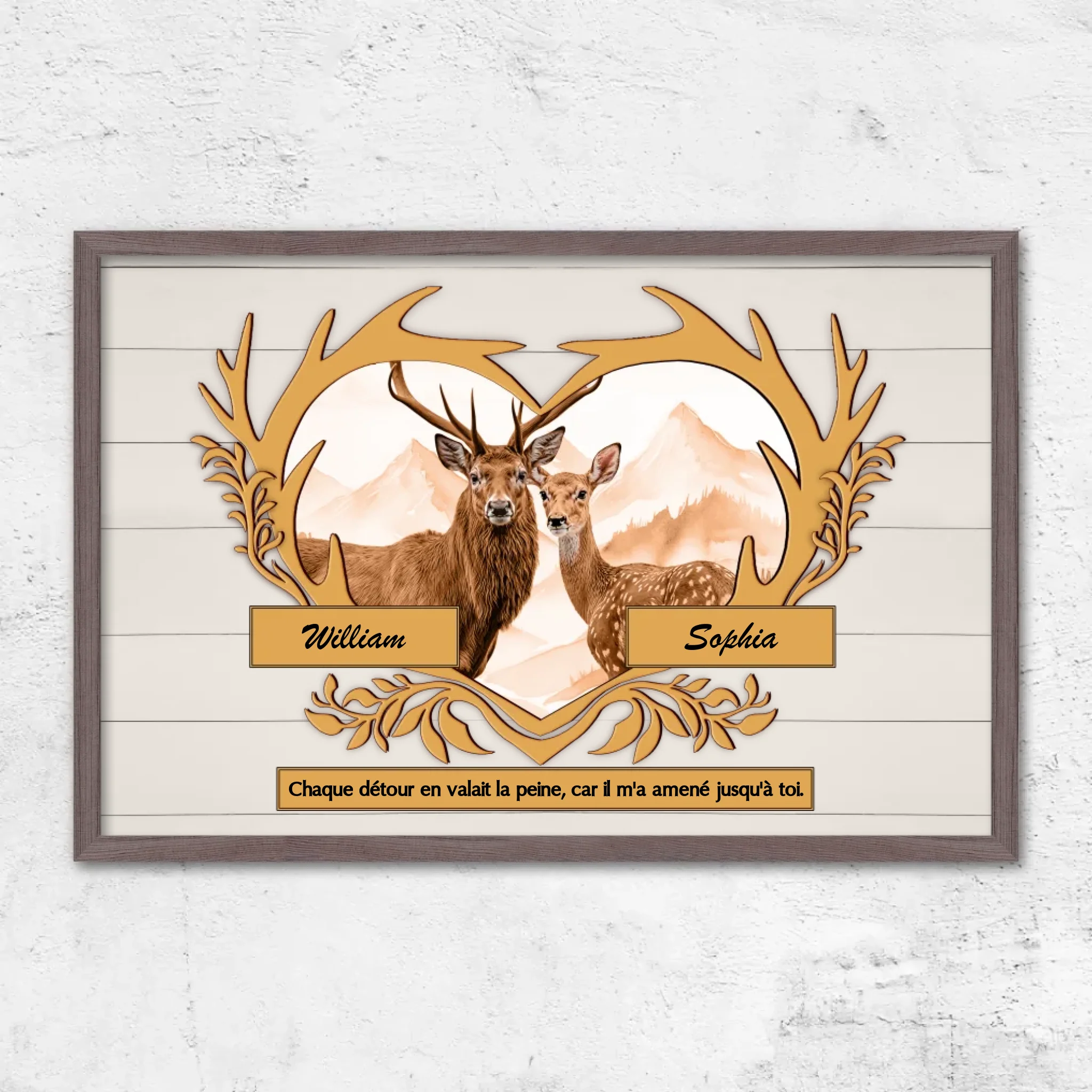 Poster personnalisé “Chaque détour a valu la peine”