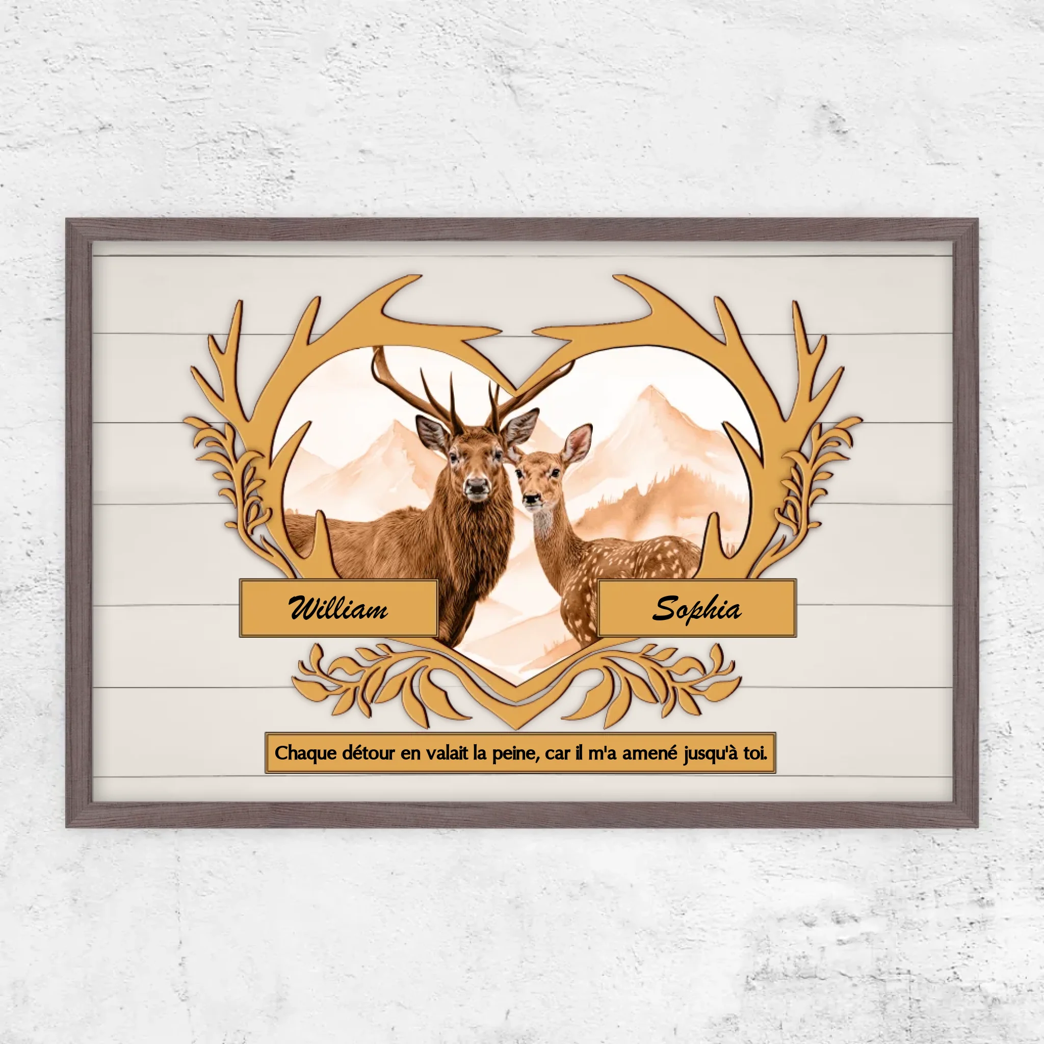 Poster personnalisé “Chaque détour a valu la peine”