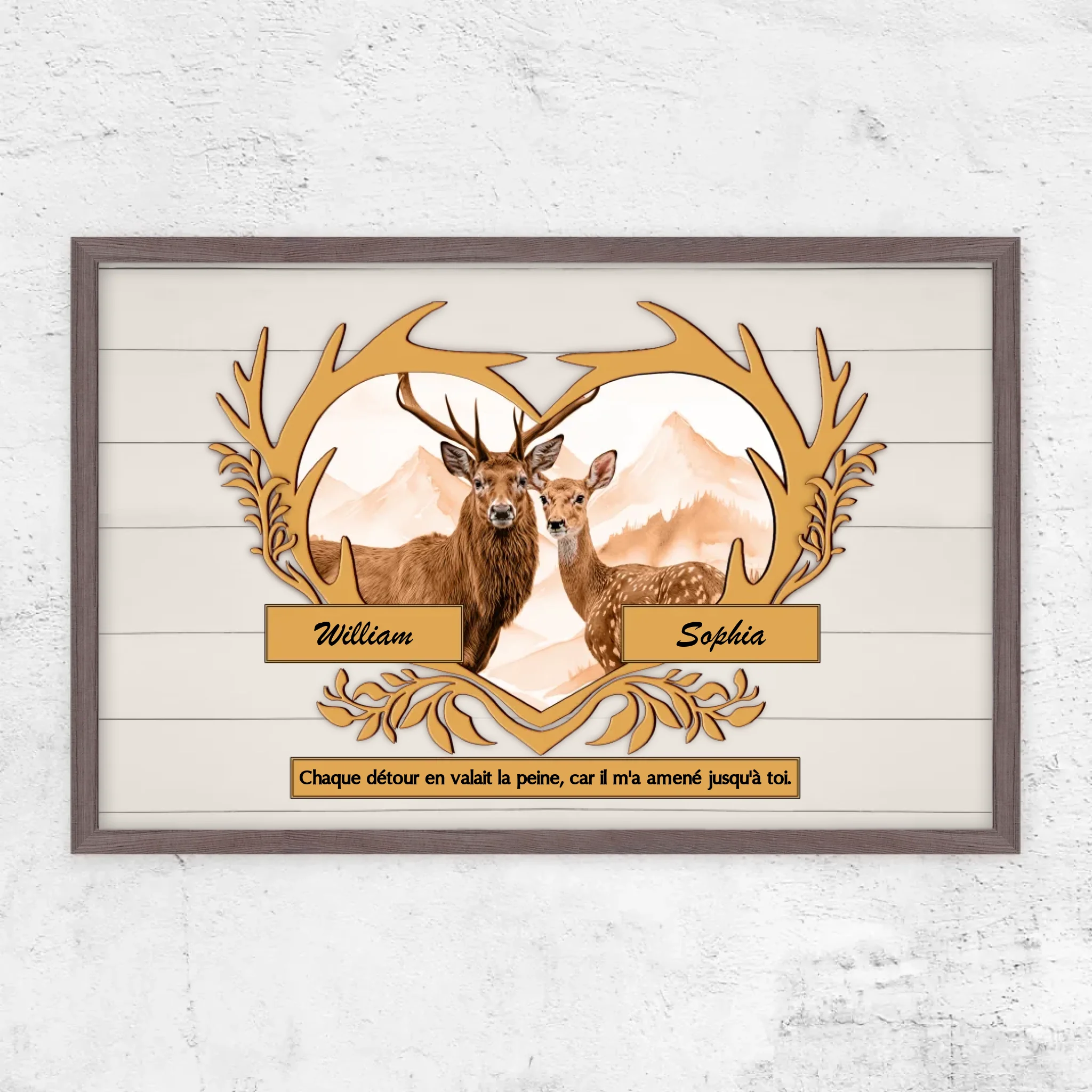 Poster personnalisé “Chaque détour a valu la peine”