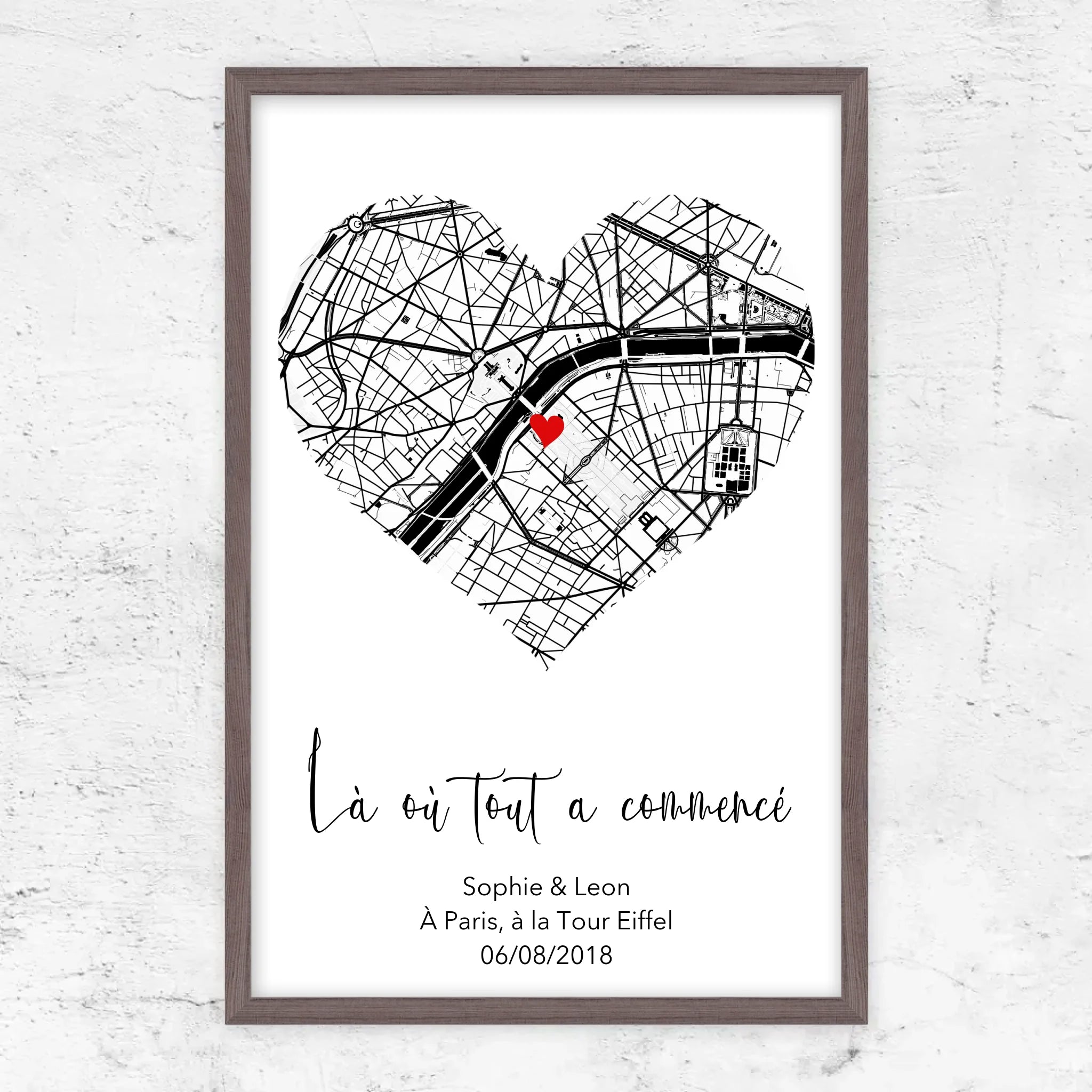 Poster personnalisé "Là où tout a commencé