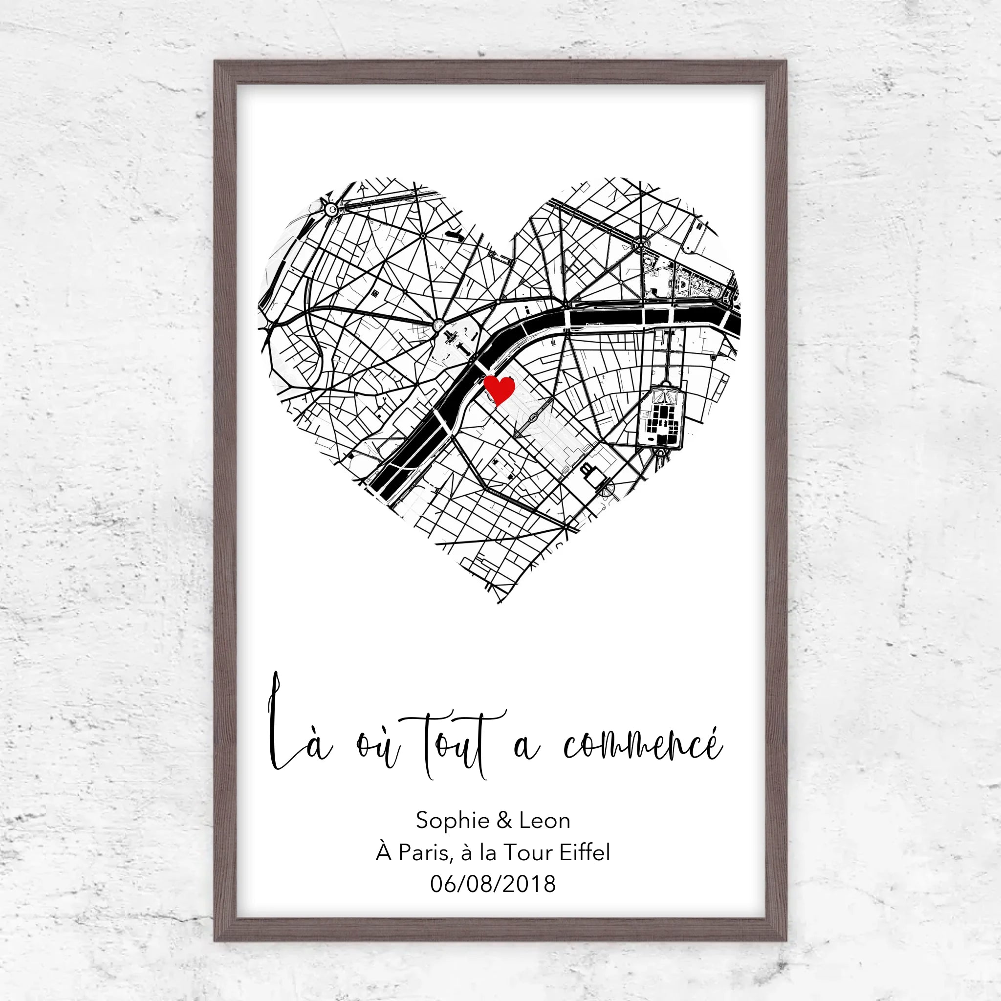 Poster personnalisé "Là où tout a commencé