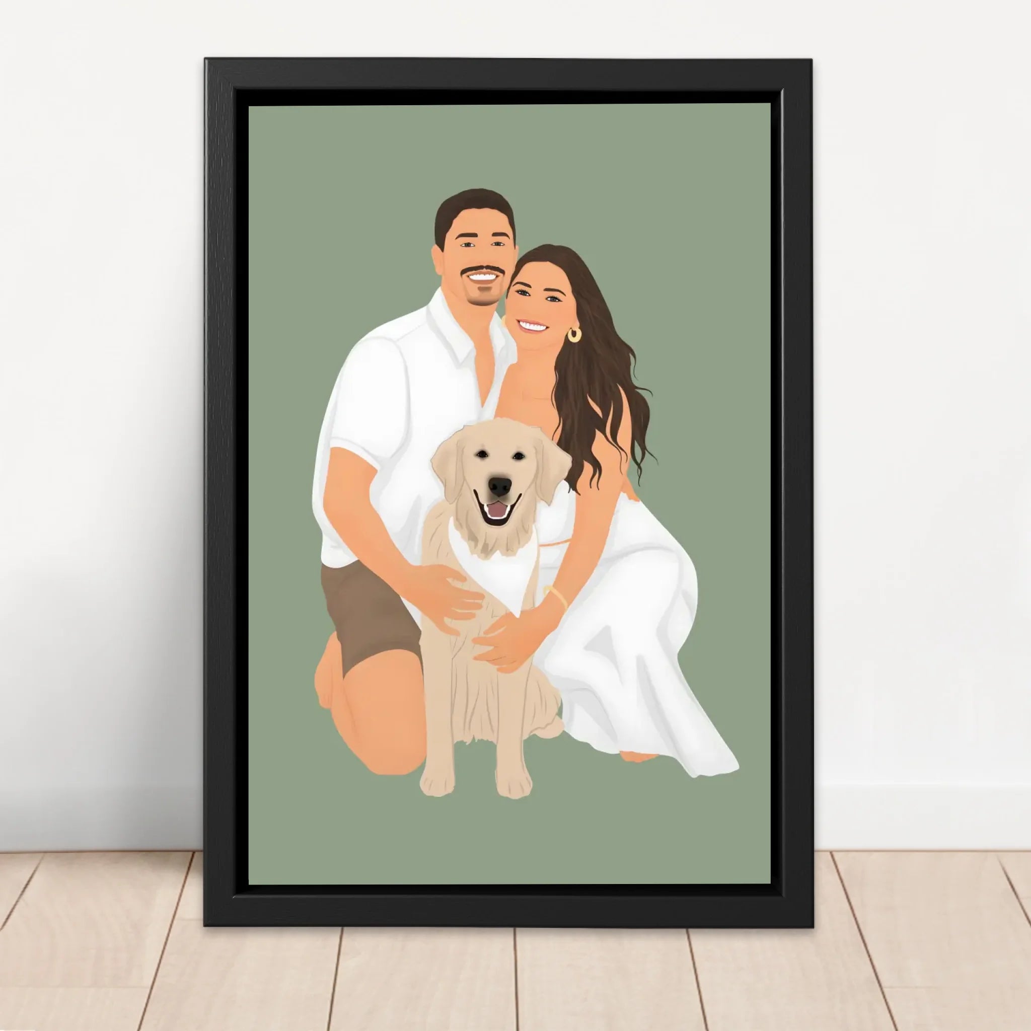 Toile personnalisée – Portrait sans visage à partir d’une photo