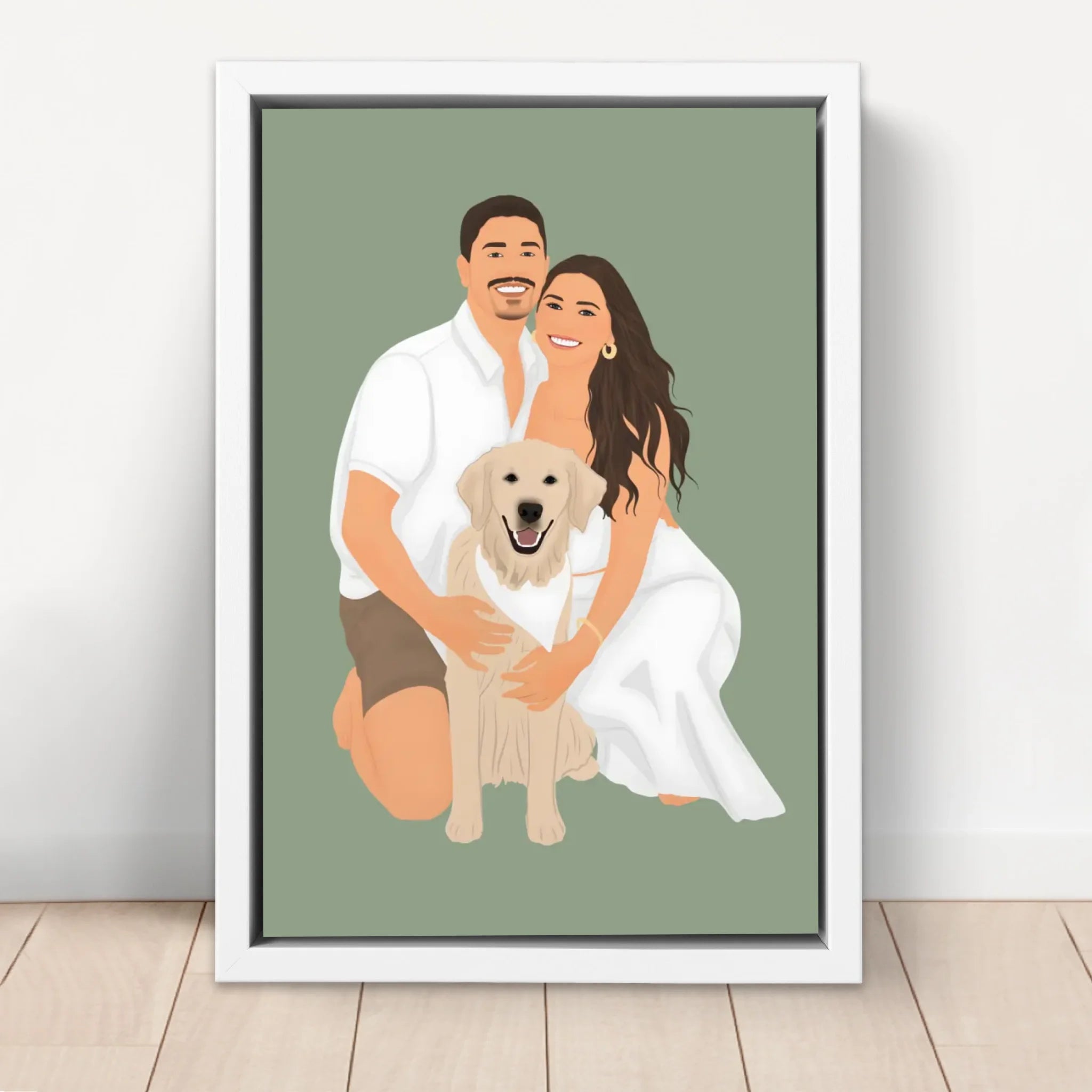 Toile personnalisée – Portrait sans visage à partir d’une photo