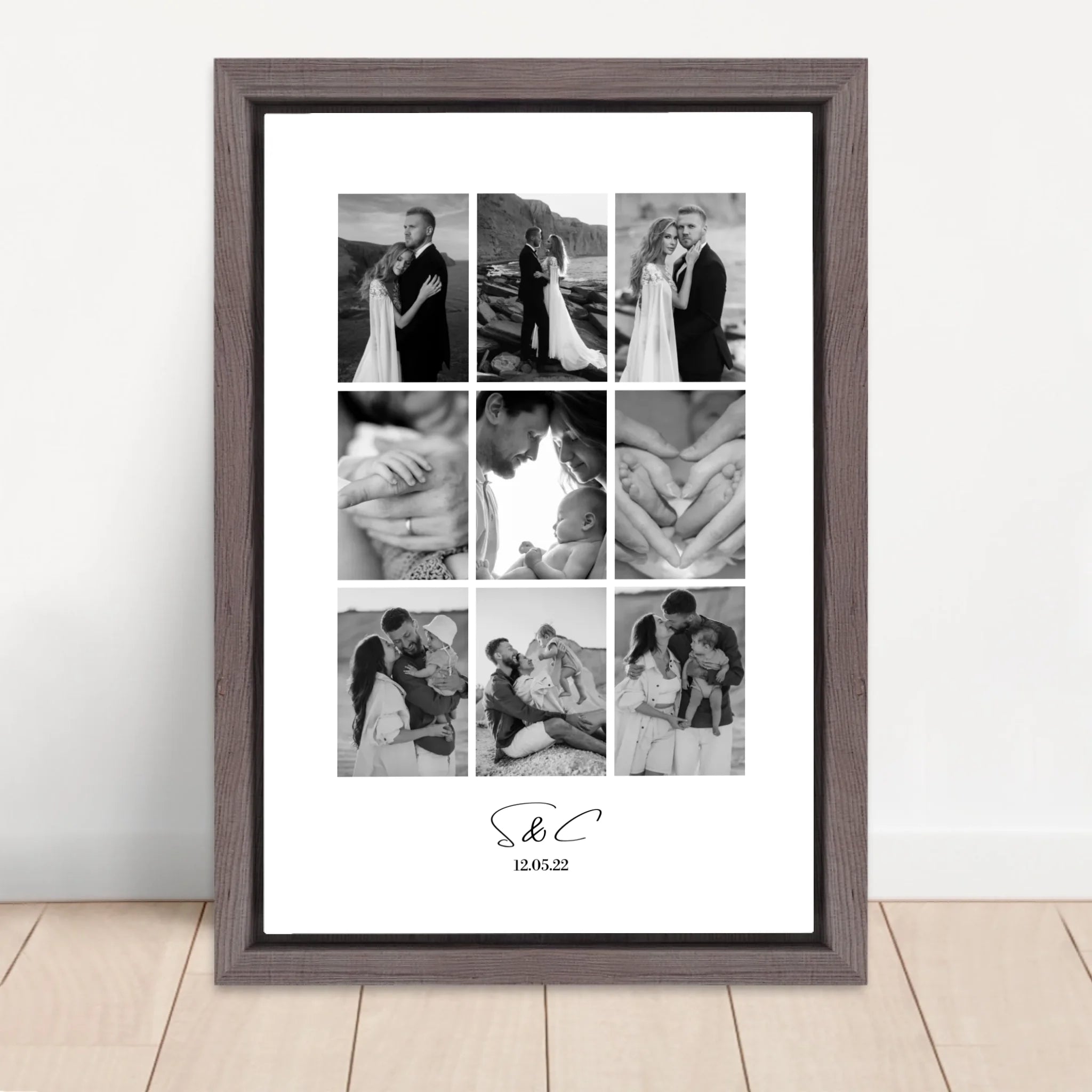 Vertical Framed  Canvas-Oak 2026