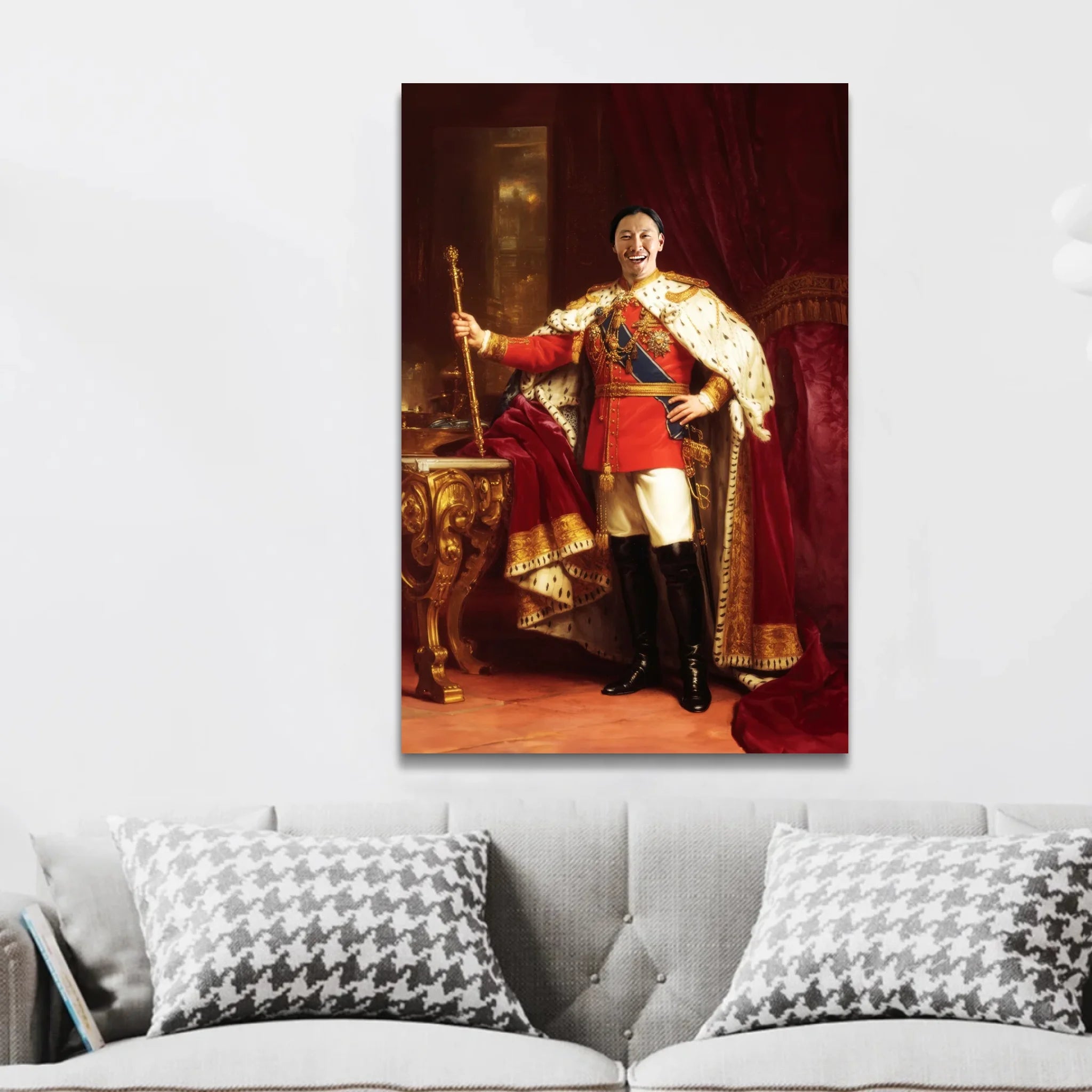 Toile personnalisée – Le Roi