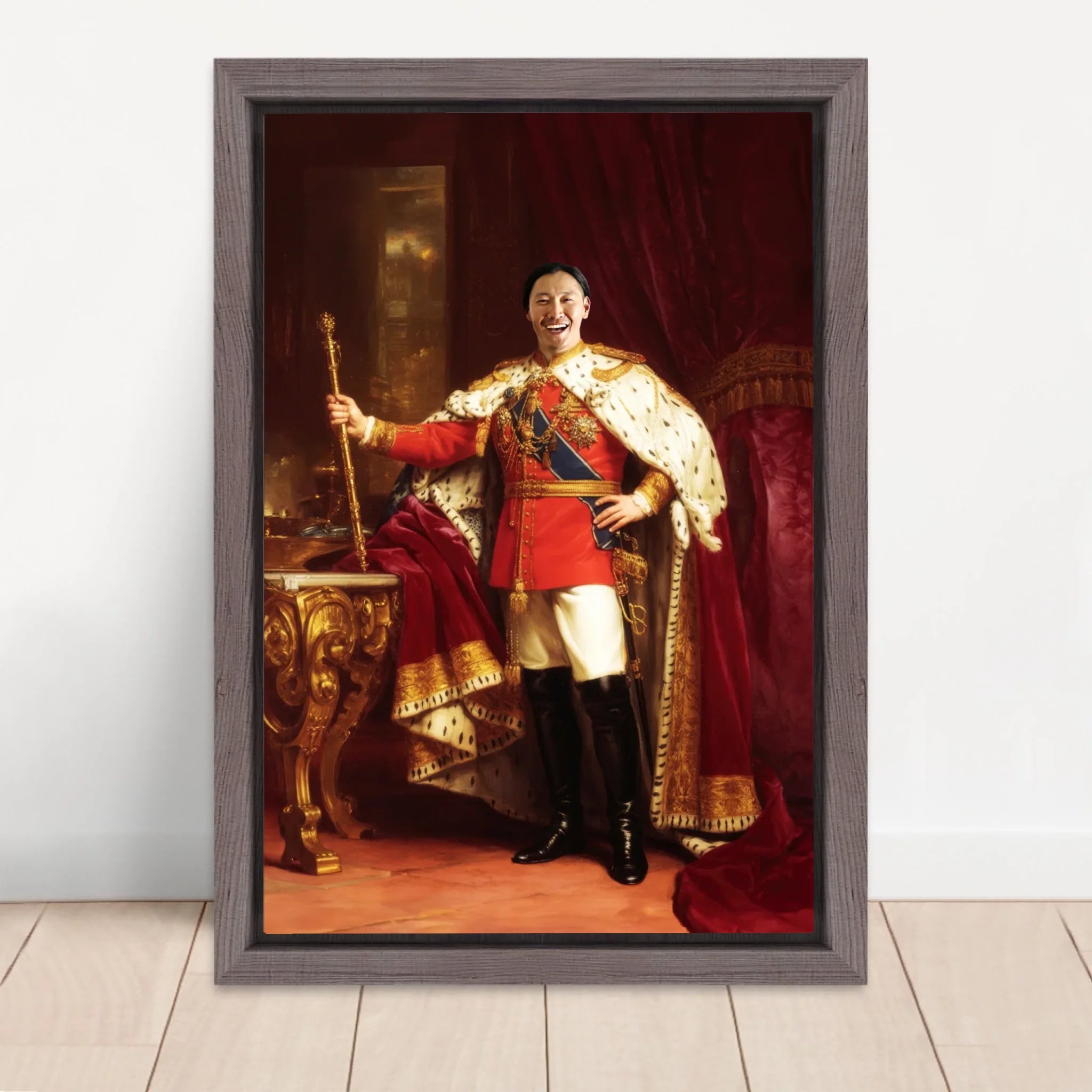 Vertical Framed  Canvas-Oak 2026