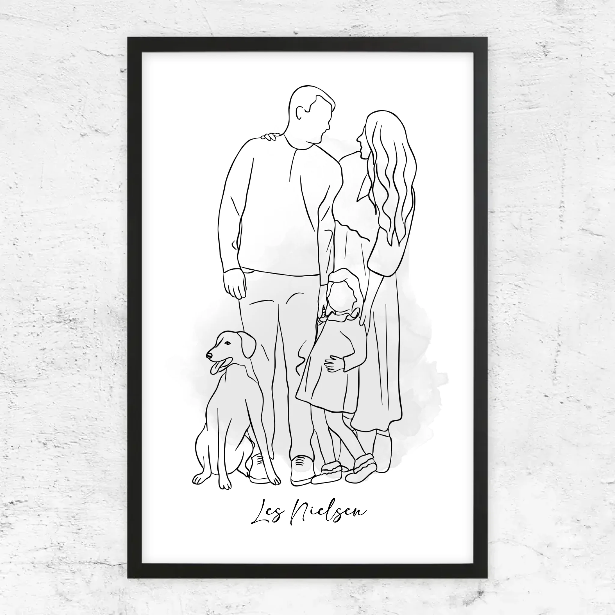 Poster personnalisé – Dessin d’un seul trait