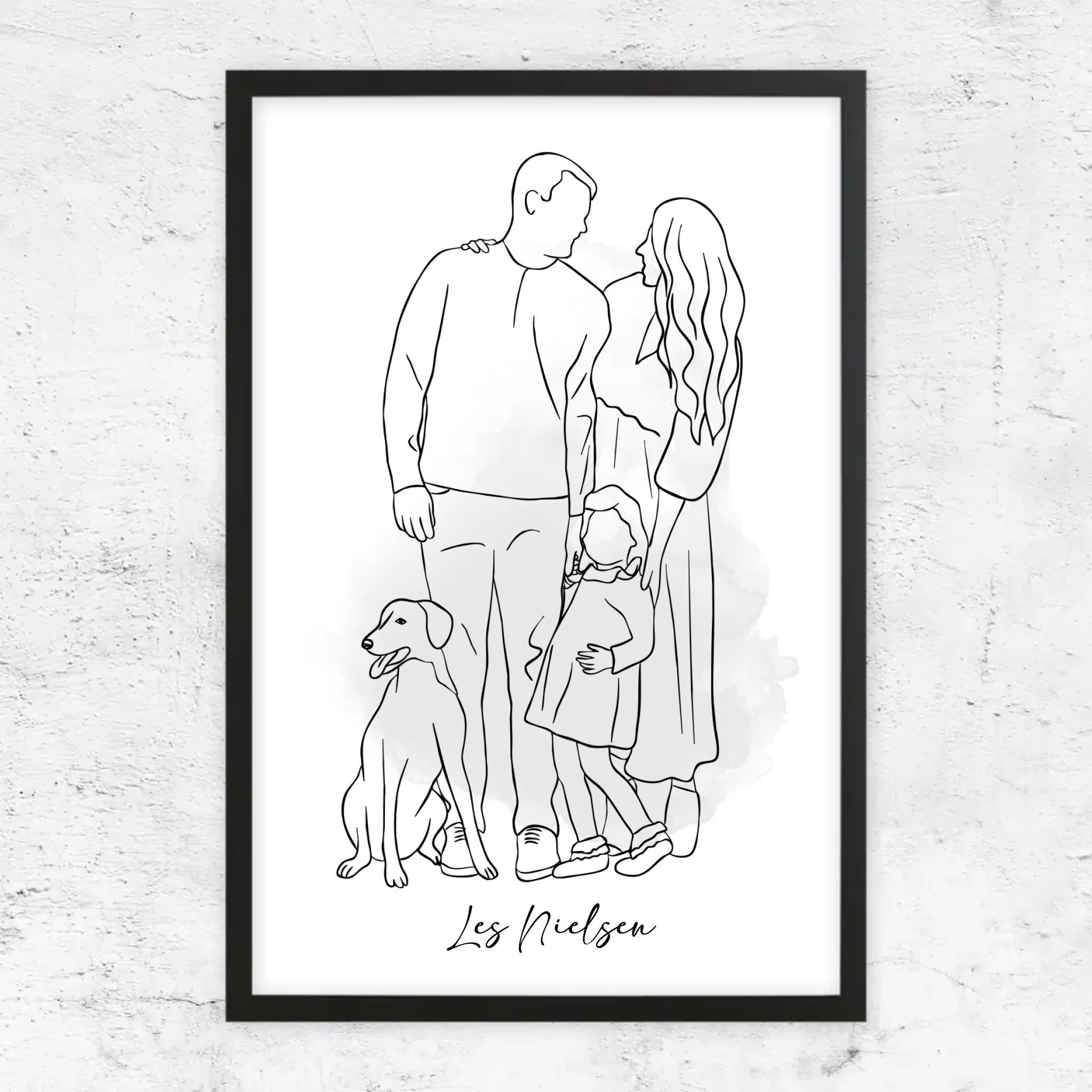 Poster personnalisé – Dessin d’un seul trait