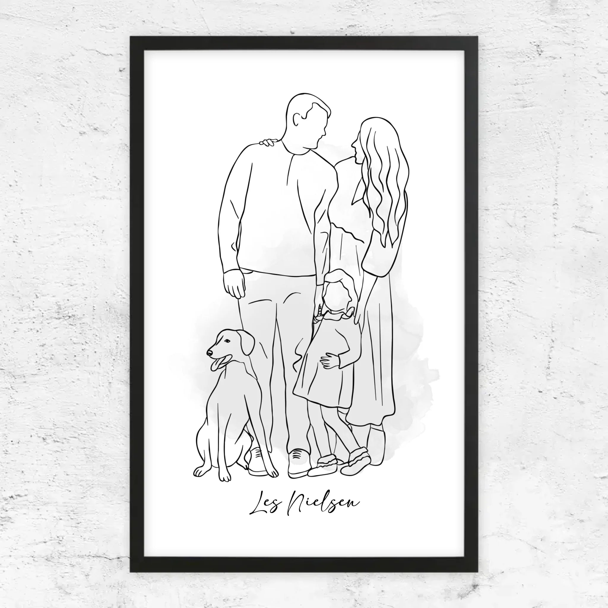 Poster personnalisé – Dessin d’un seul trait