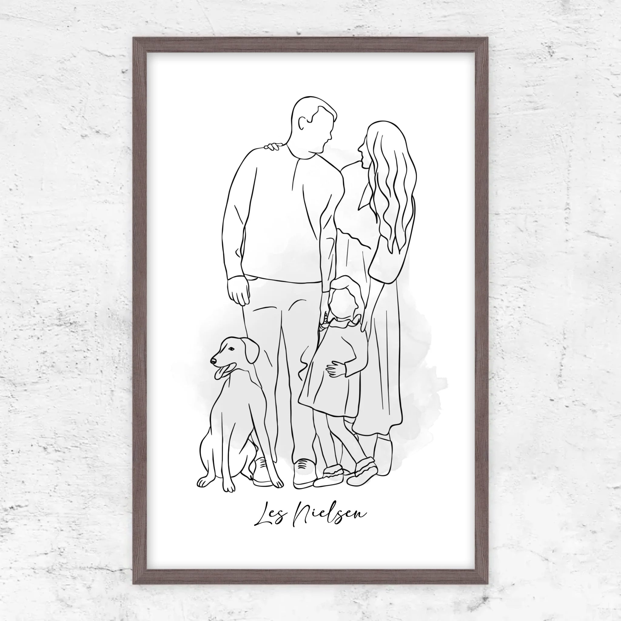 Poster personnalisé – Dessin d’un seul trait