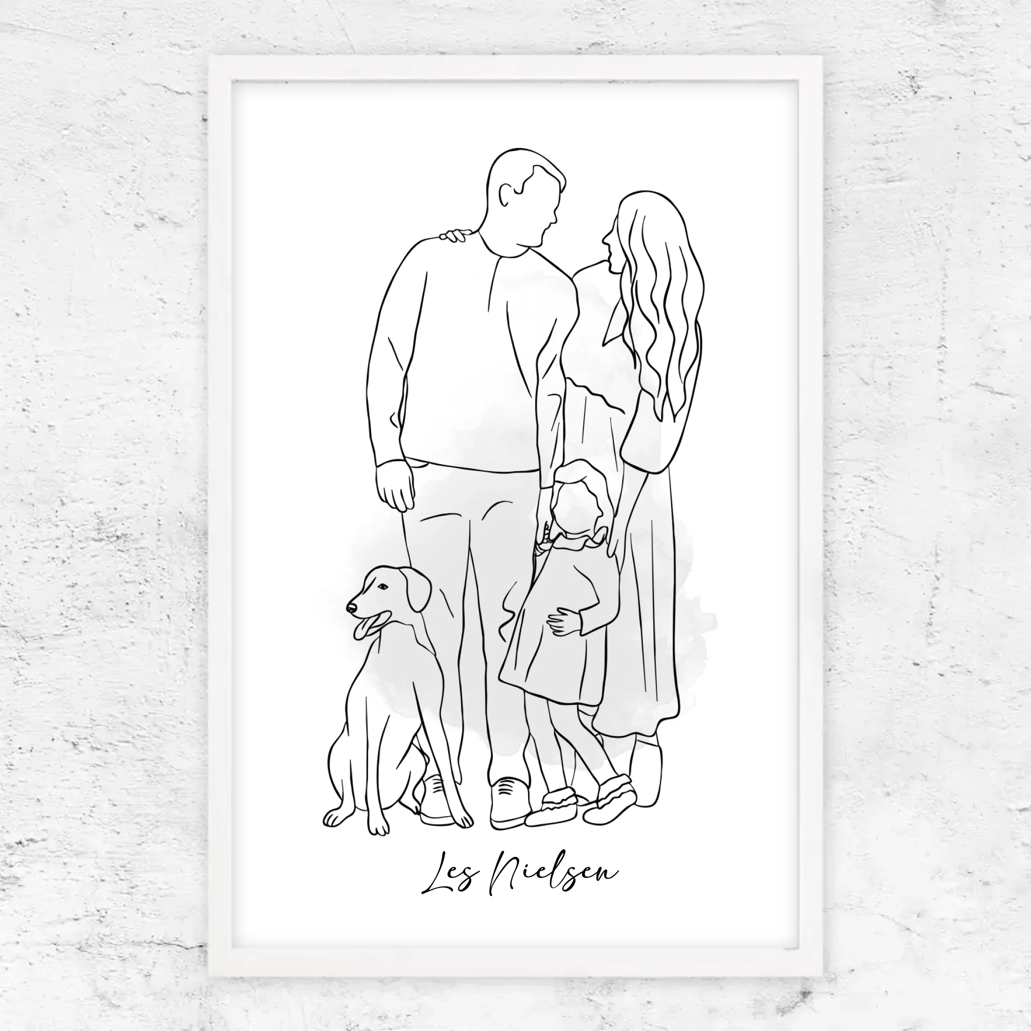 Poster personnalisé – Dessin d’un seul trait