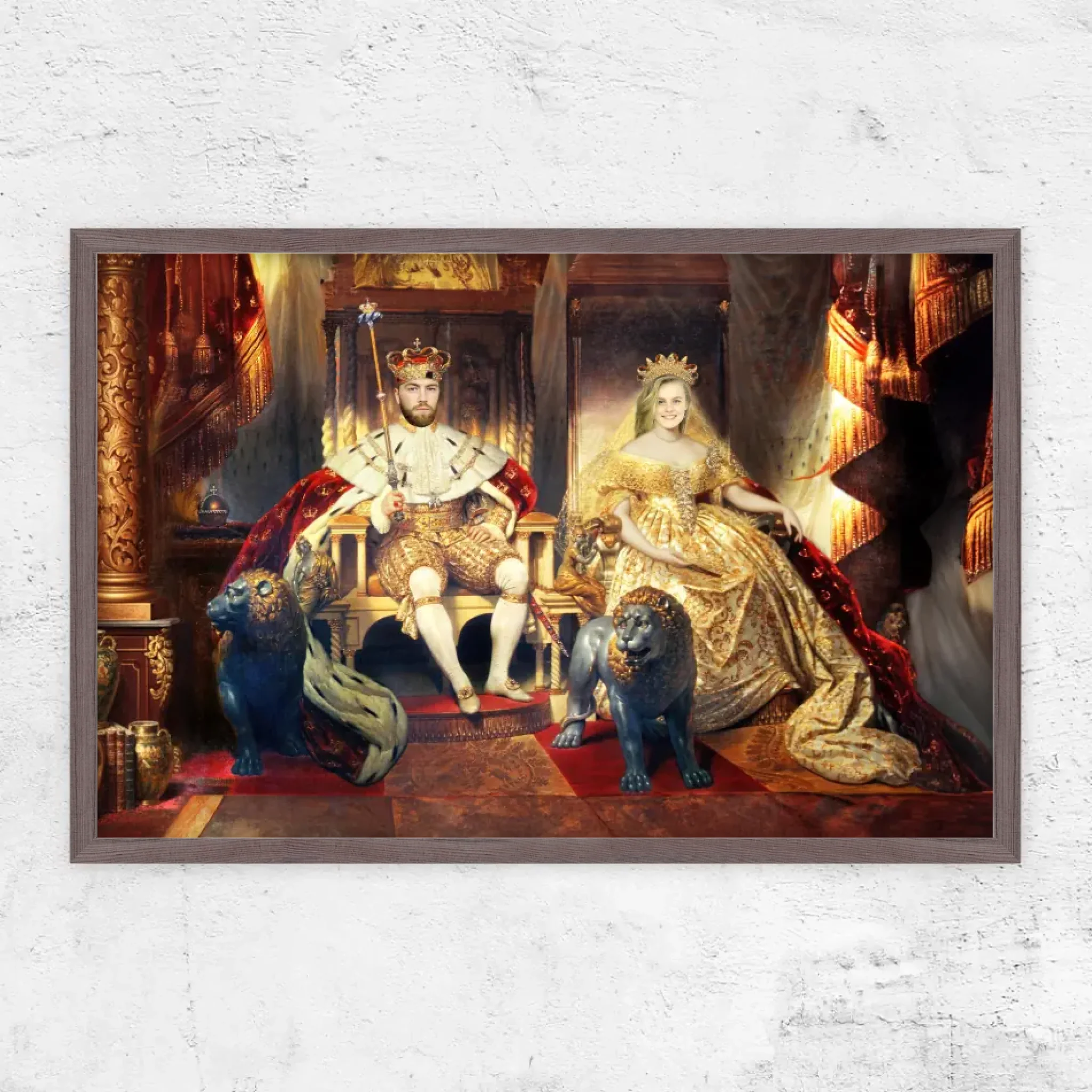 Poster personnalisé – Le Roi et la Reine