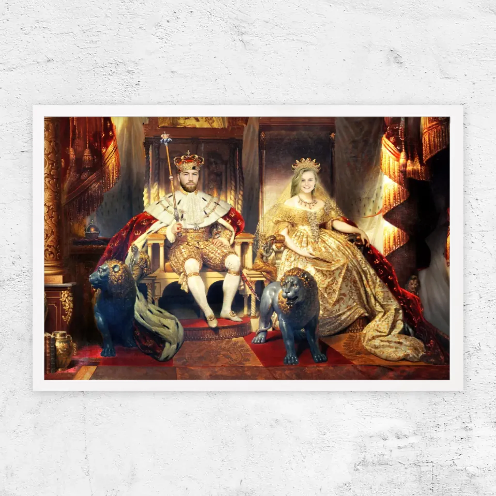 Poster personnalisé – Le Roi et la Reine