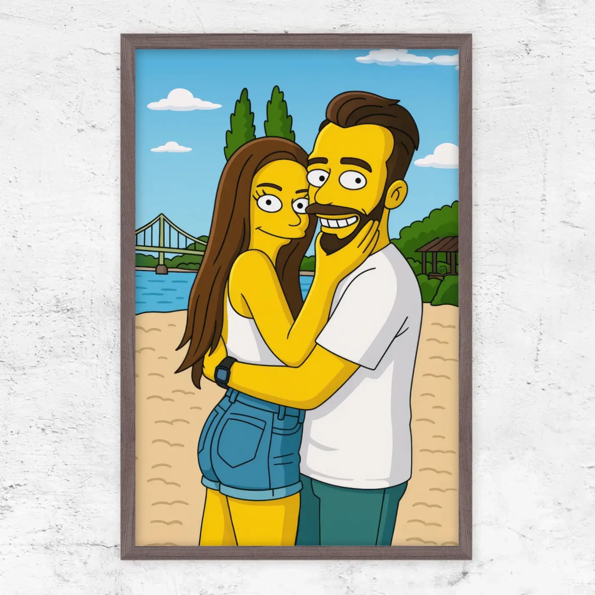 Poster personnalisé – Style cartoon jaune
