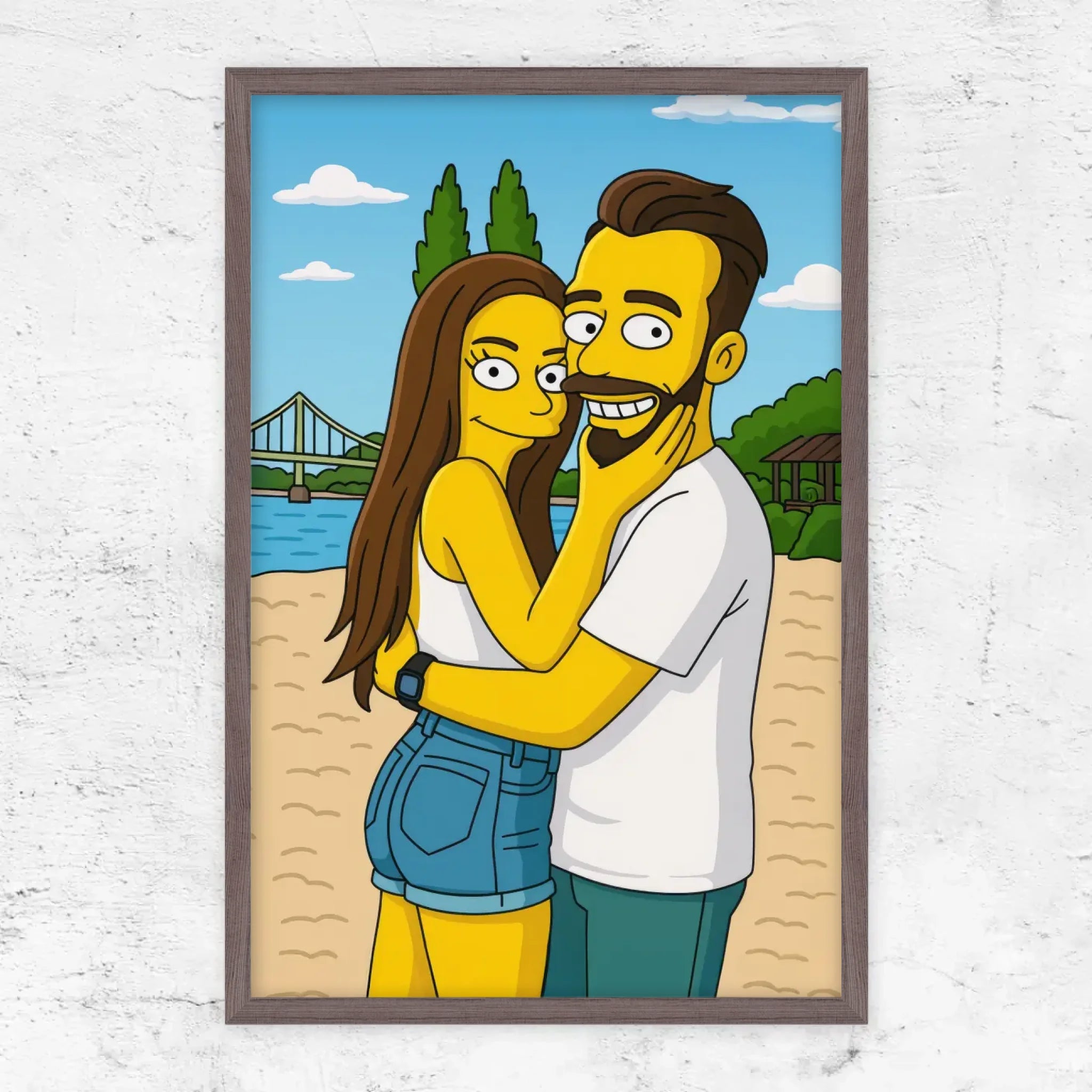 Poster personnalisé – Style cartoon jaune