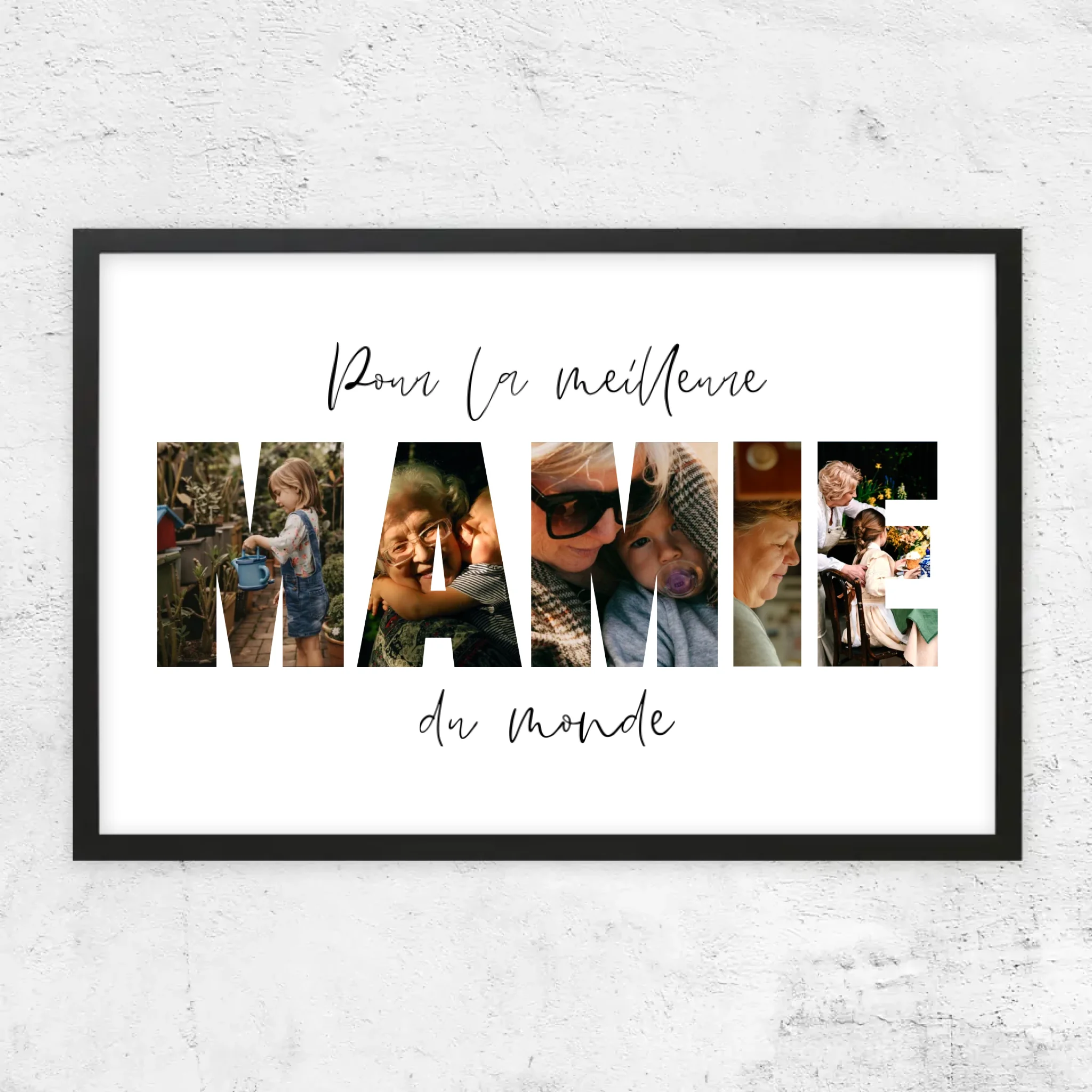 Poster personnalisé – La meilleure mamie du monde