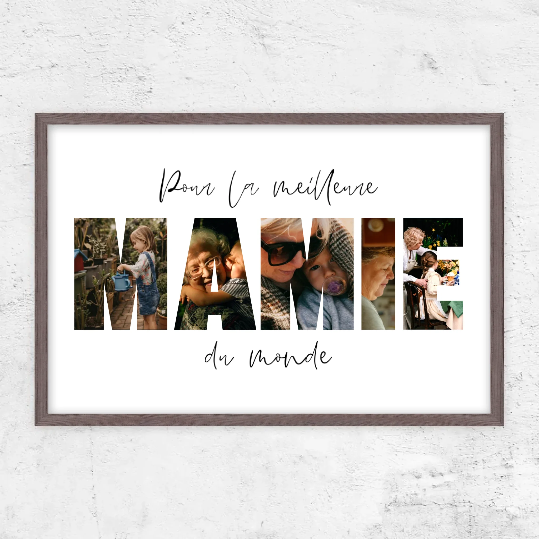 Poster personnalisé – La meilleure mamie du monde
