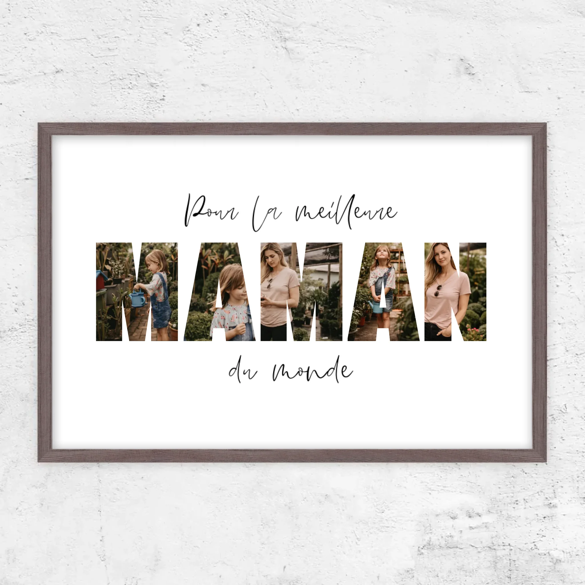 Poster personnalisé – Maman, la meilleure du monde