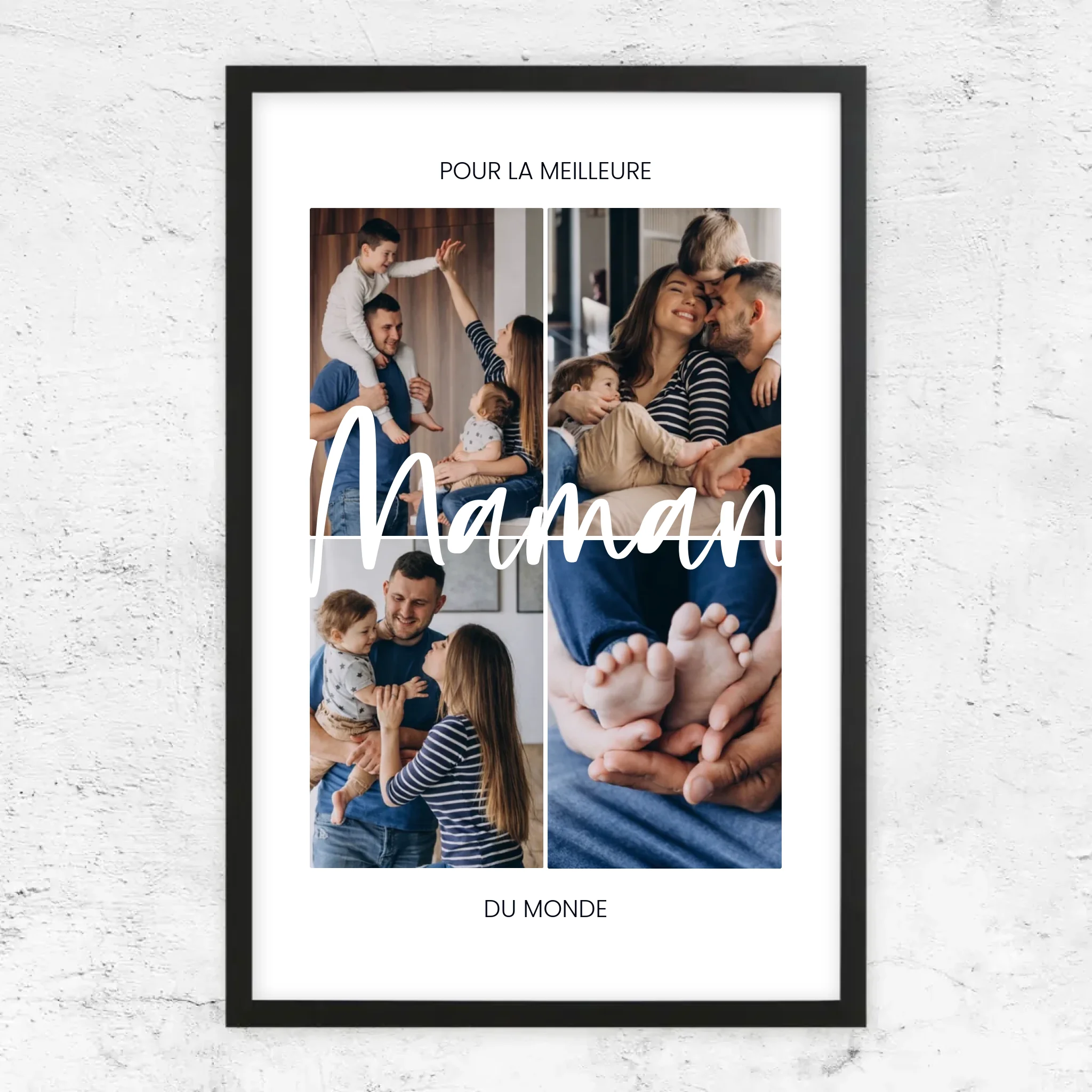 Poster personnalisé – Pour la meilleure maman du monde