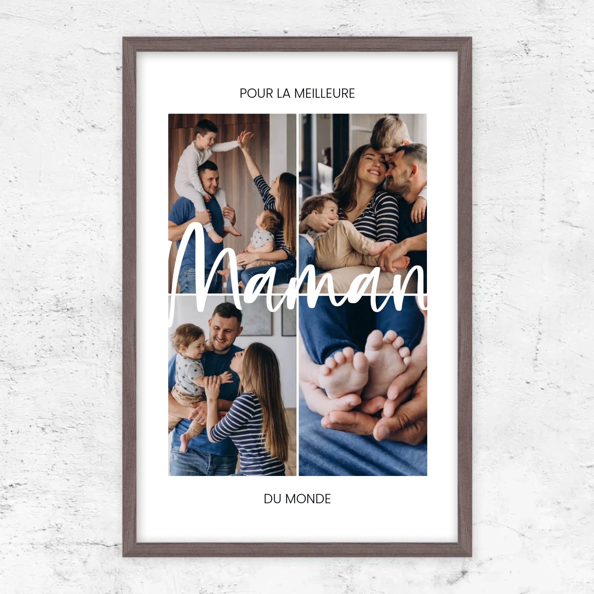 Poster personnalisé – Pour la meilleure maman du monde
