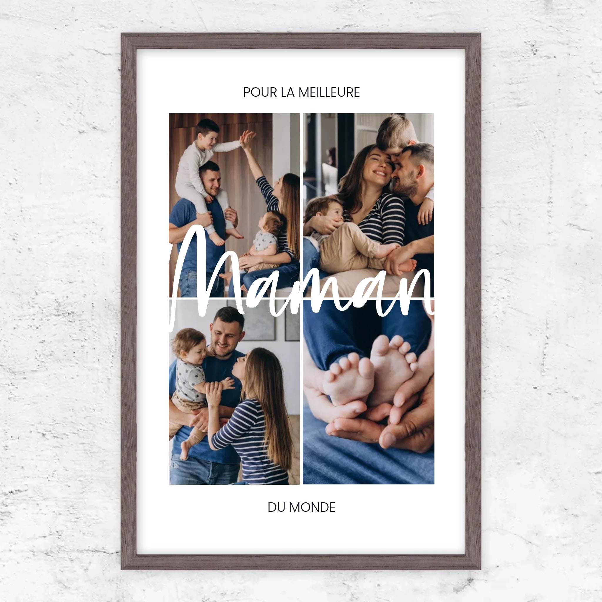 Poster personnalisé – Pour la meilleure maman du monde