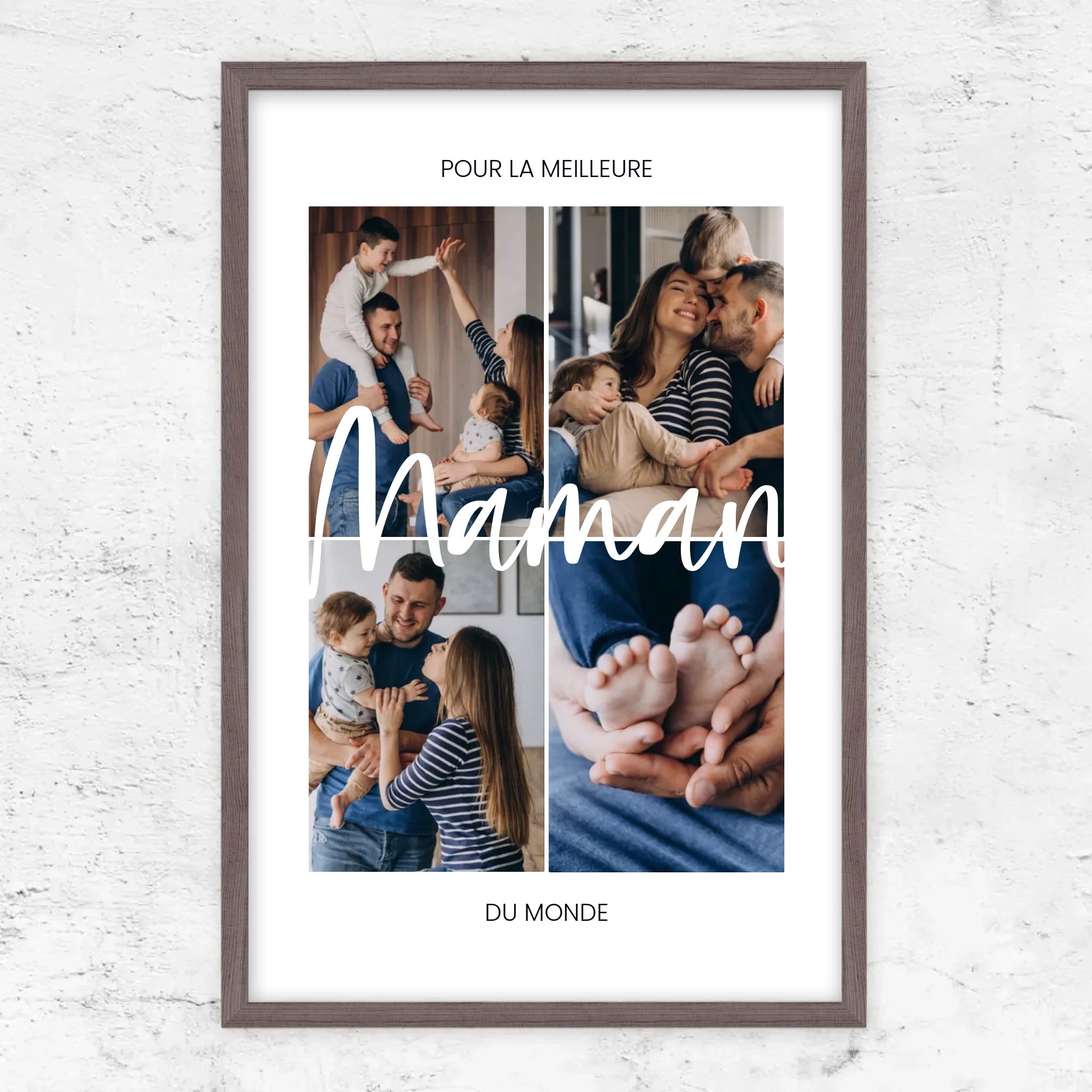 Poster personnalisé – Pour la meilleure maman du monde