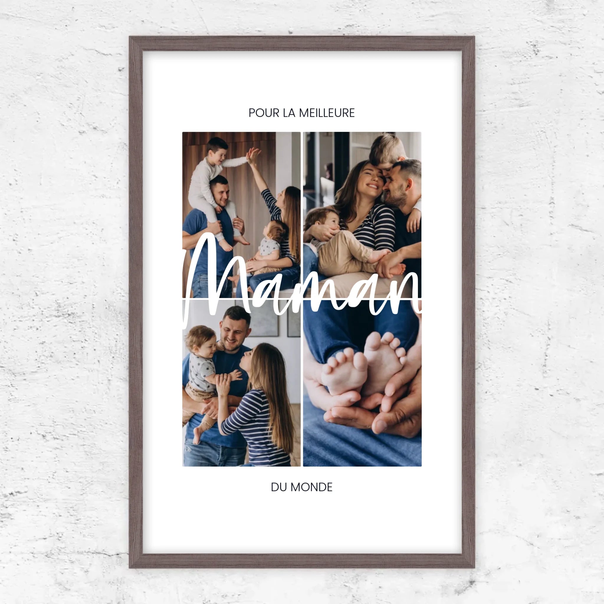 Poster personnalisé – Pour la meilleure maman du monde