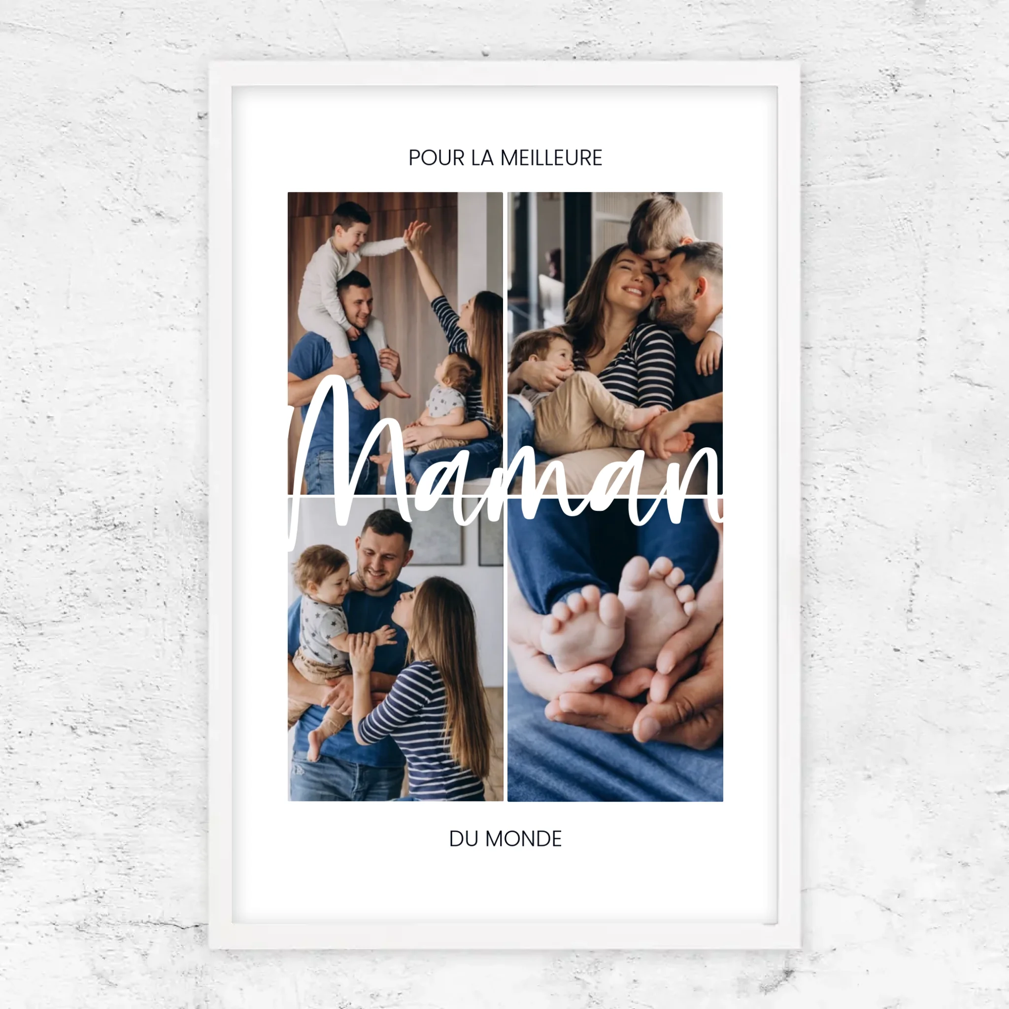 Poster personnalisé – Pour la meilleure maman du monde